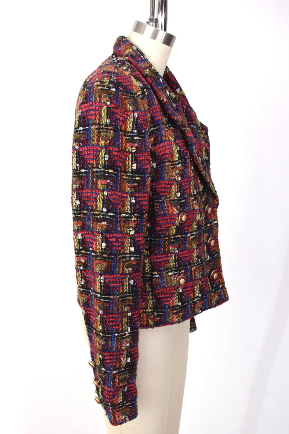 1990s Eyelash Tweed Blazer