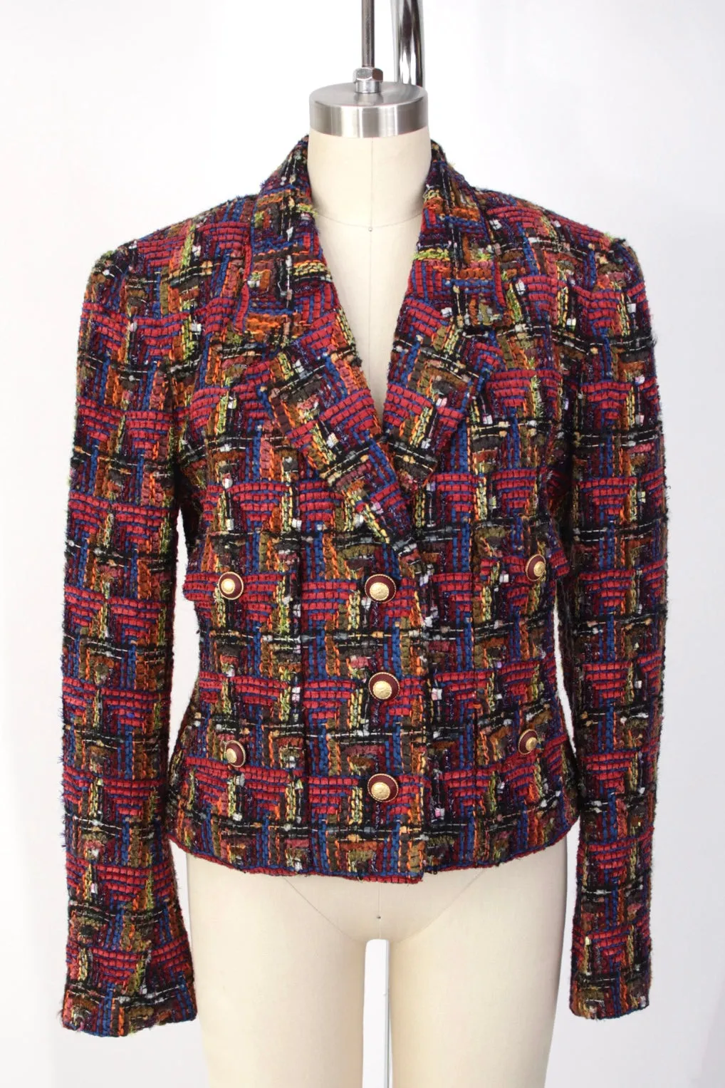 1990s Eyelash Tweed Blazer