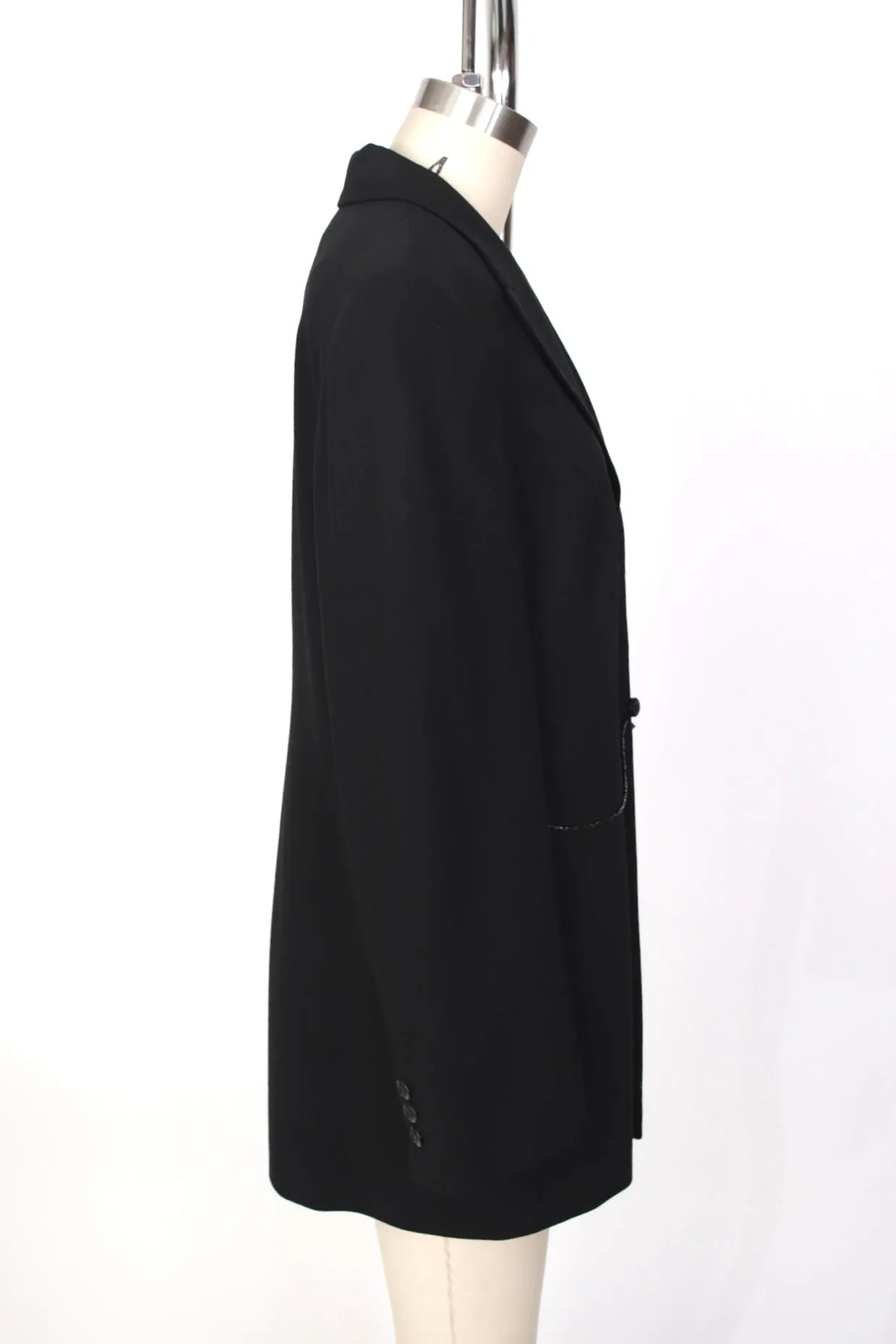 1990s Wool Beaded Blazer