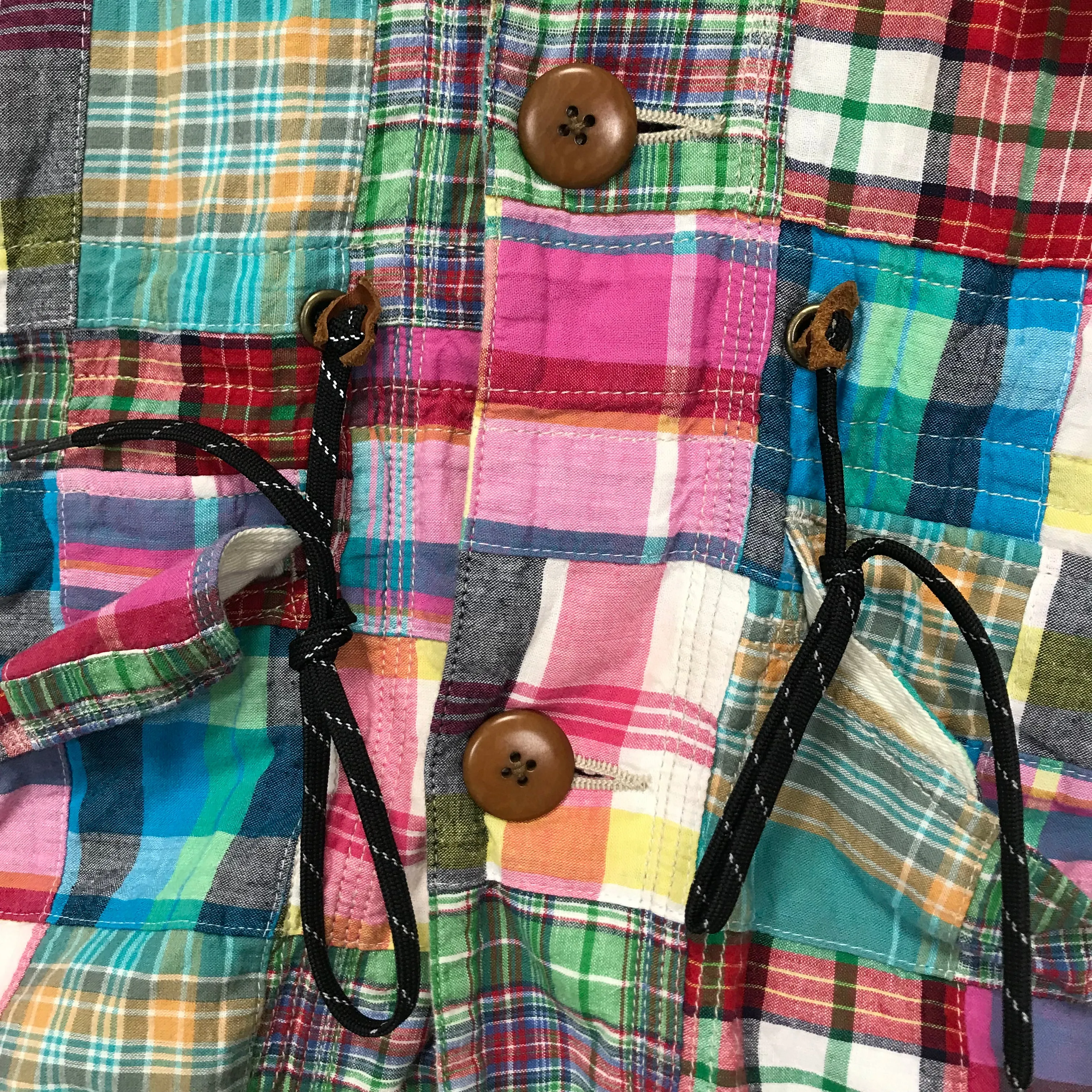 [2] Kapital Patchwork Plaid Parka Jacket