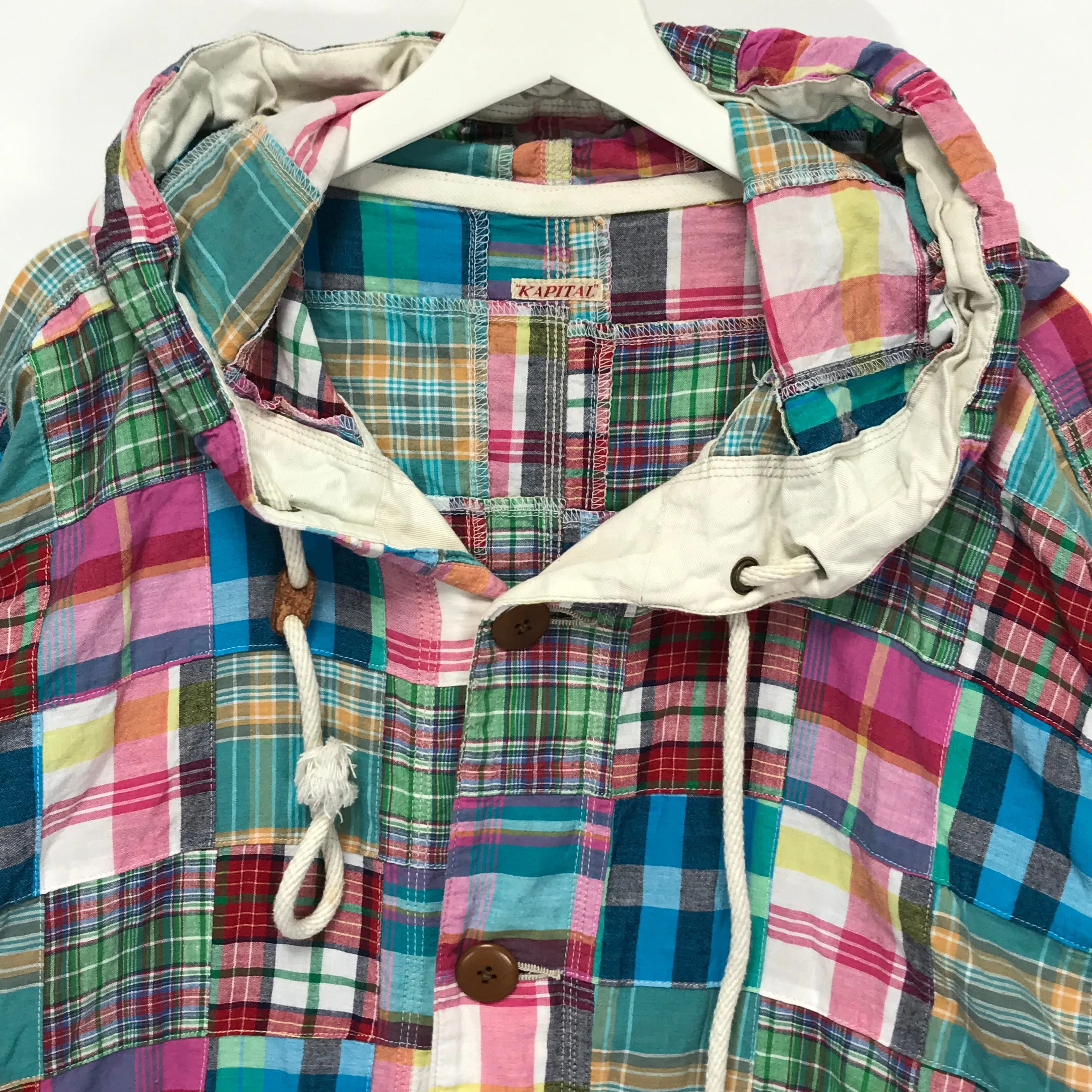 [2] Kapital Patchwork Plaid Parka Jacket
