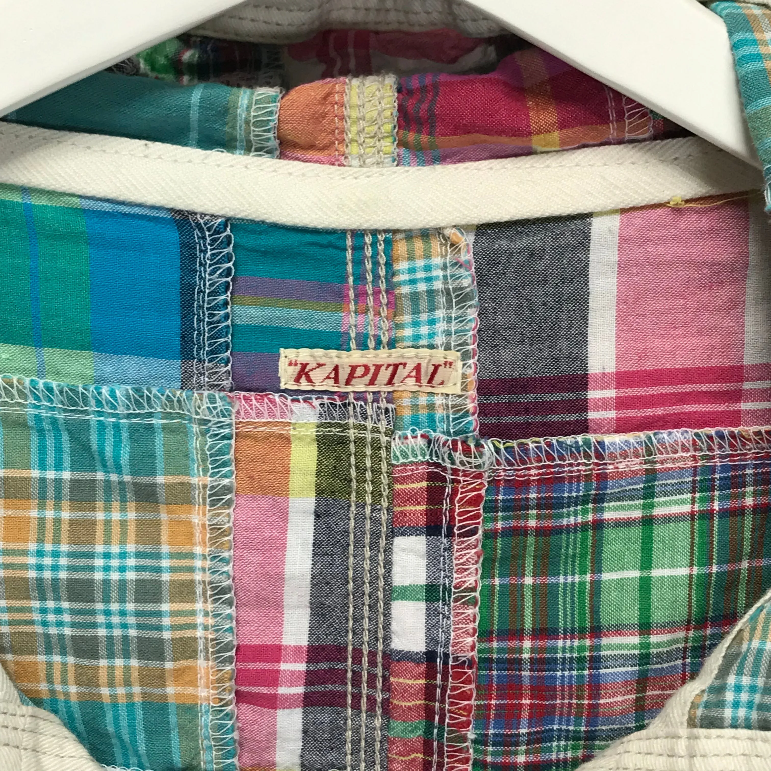 [2] Kapital Patchwork Plaid Parka Jacket