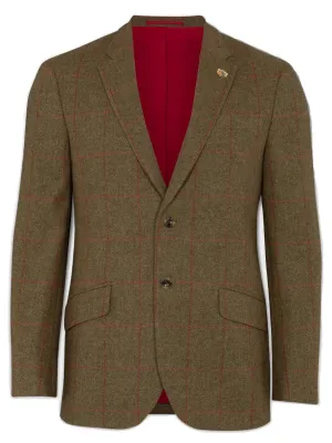 40% OFF ALAN PAINE Combrook Mens Tweed Sports Blazer - Sage - Size: UK Chest 40"