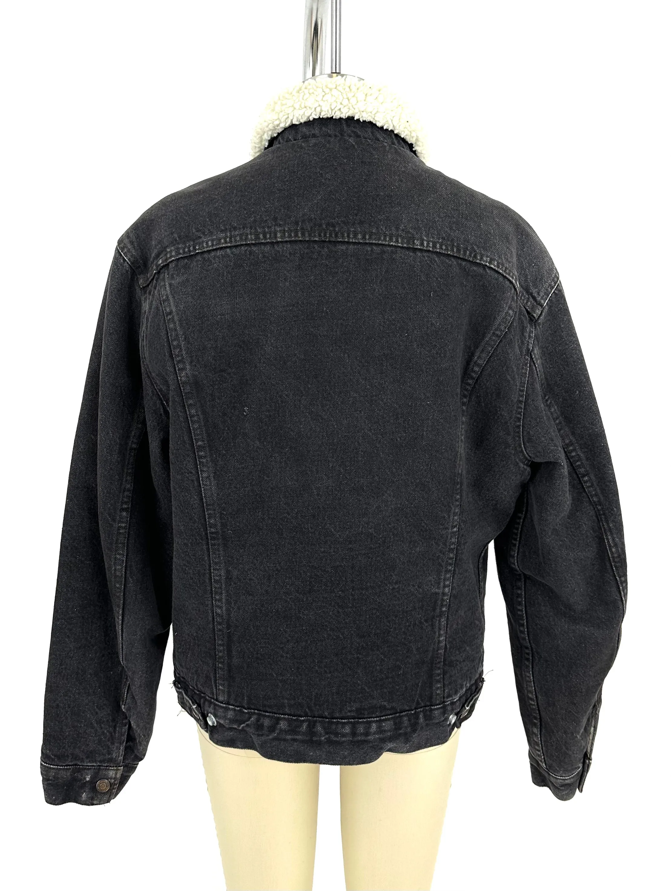 90s Levi's Denim Sherpa Jacket