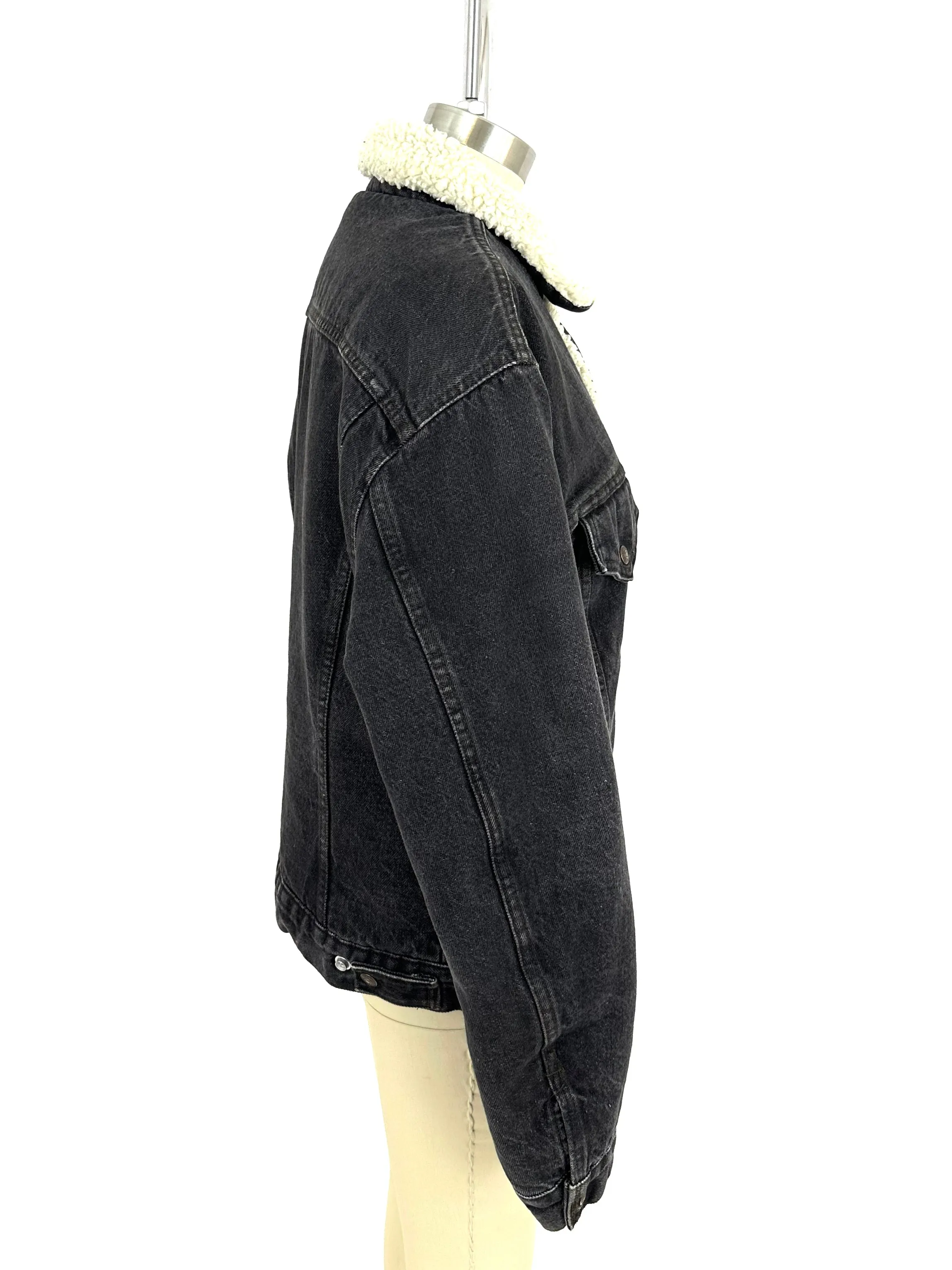 90s Levi's Denim Sherpa Jacket