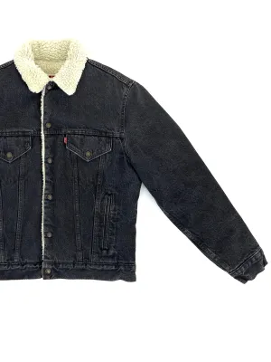 90s Levi's Denim Sherpa Jacket