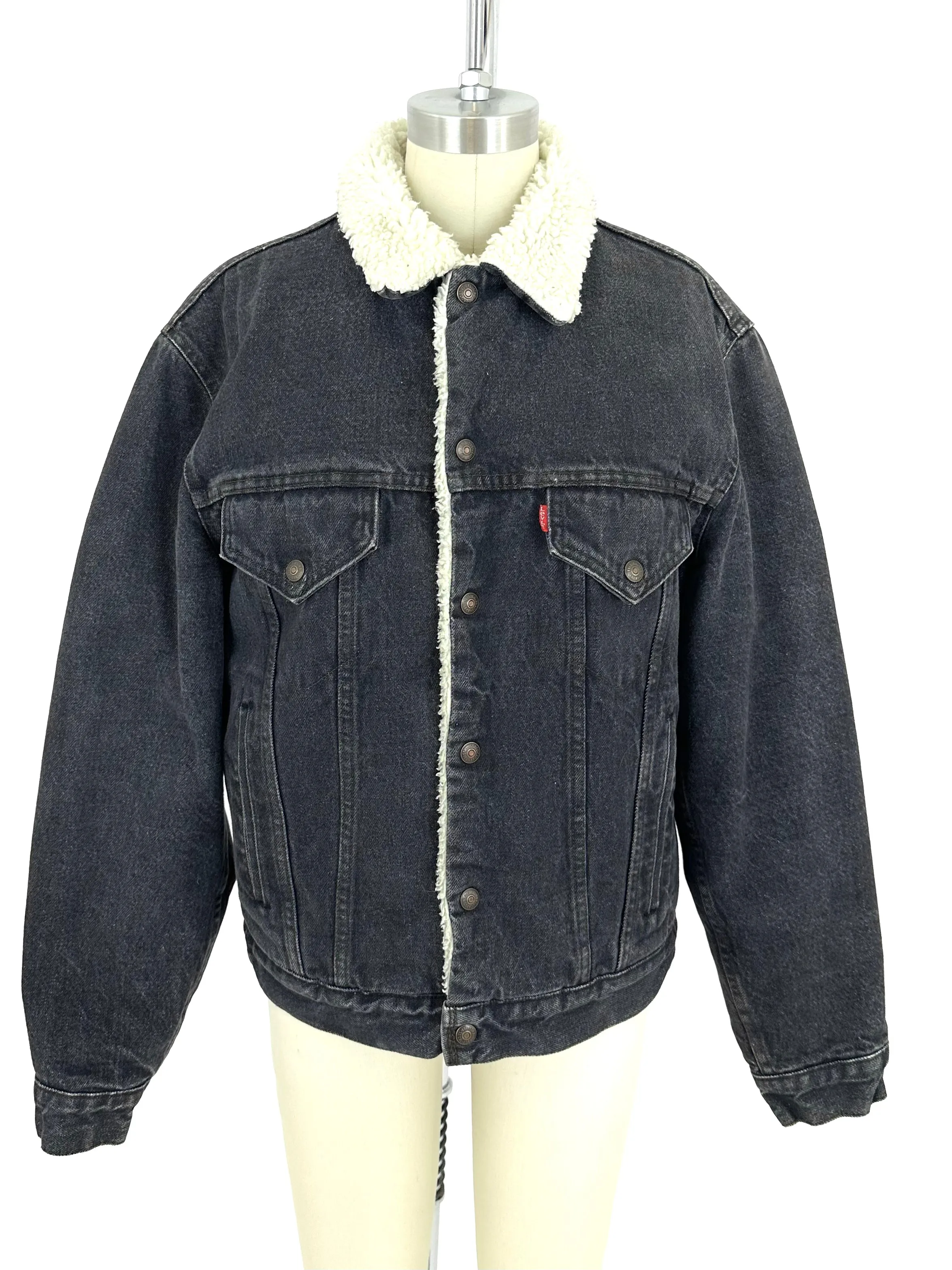 90s Levi's Denim Sherpa Jacket