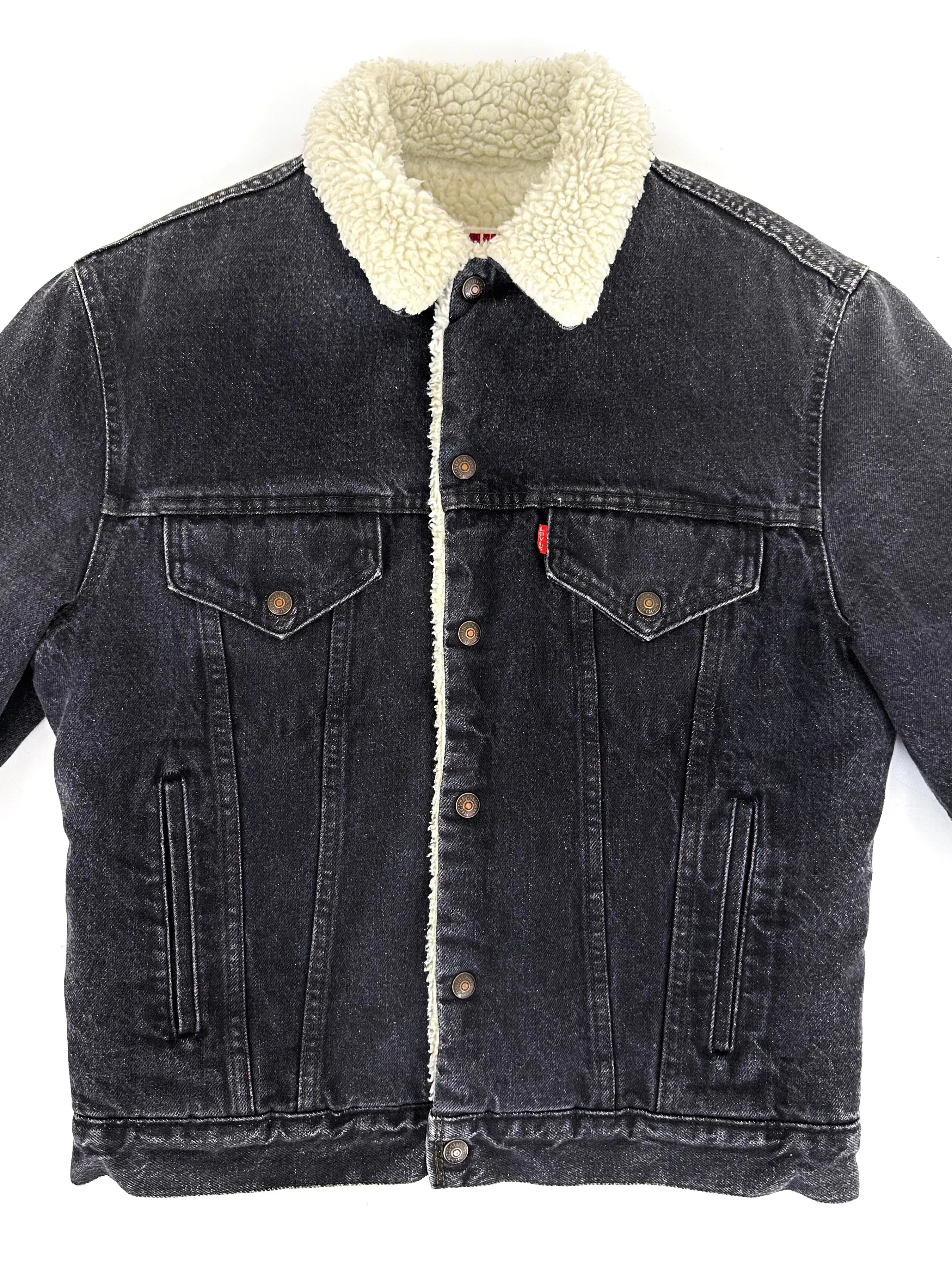 90s Levi's Denim Sherpa Jacket