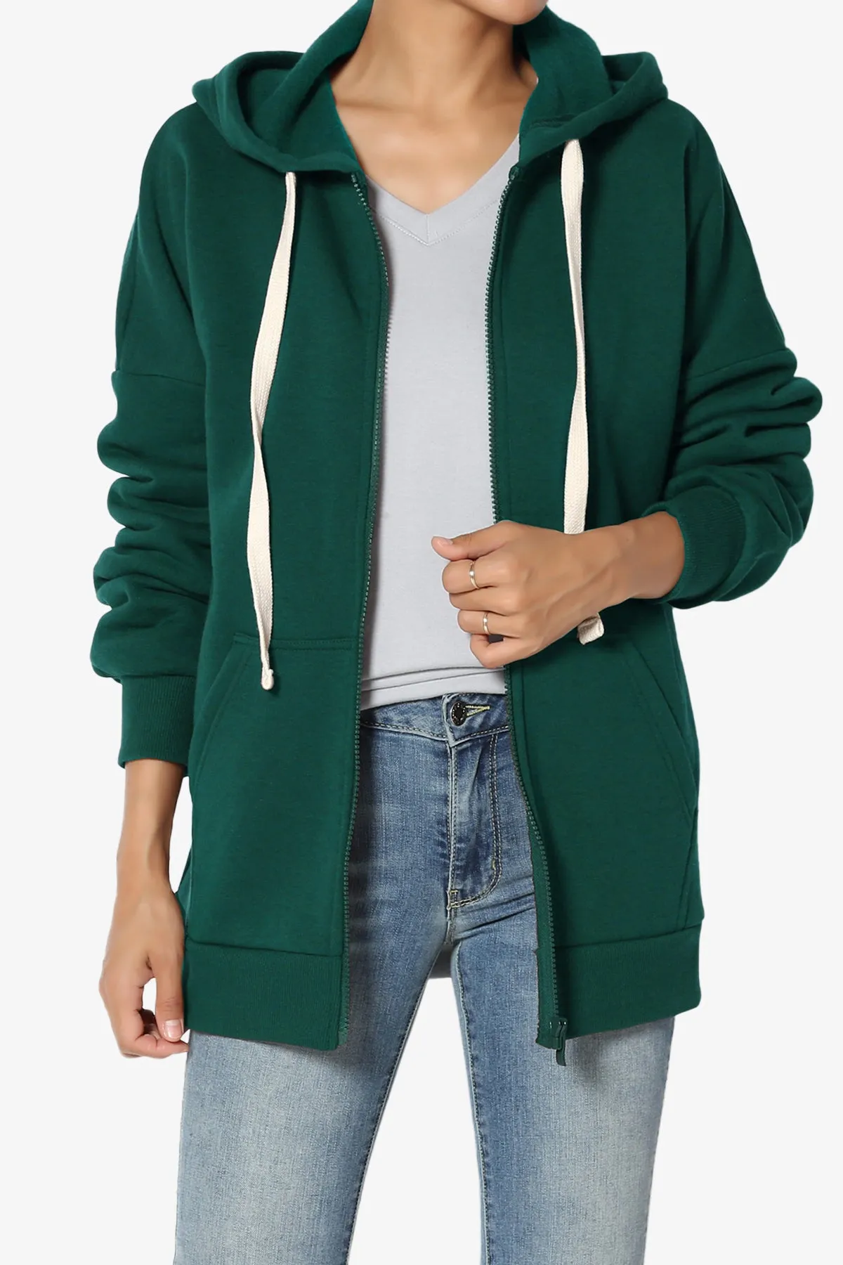 Accie Fleece Zip Hooded Jacket