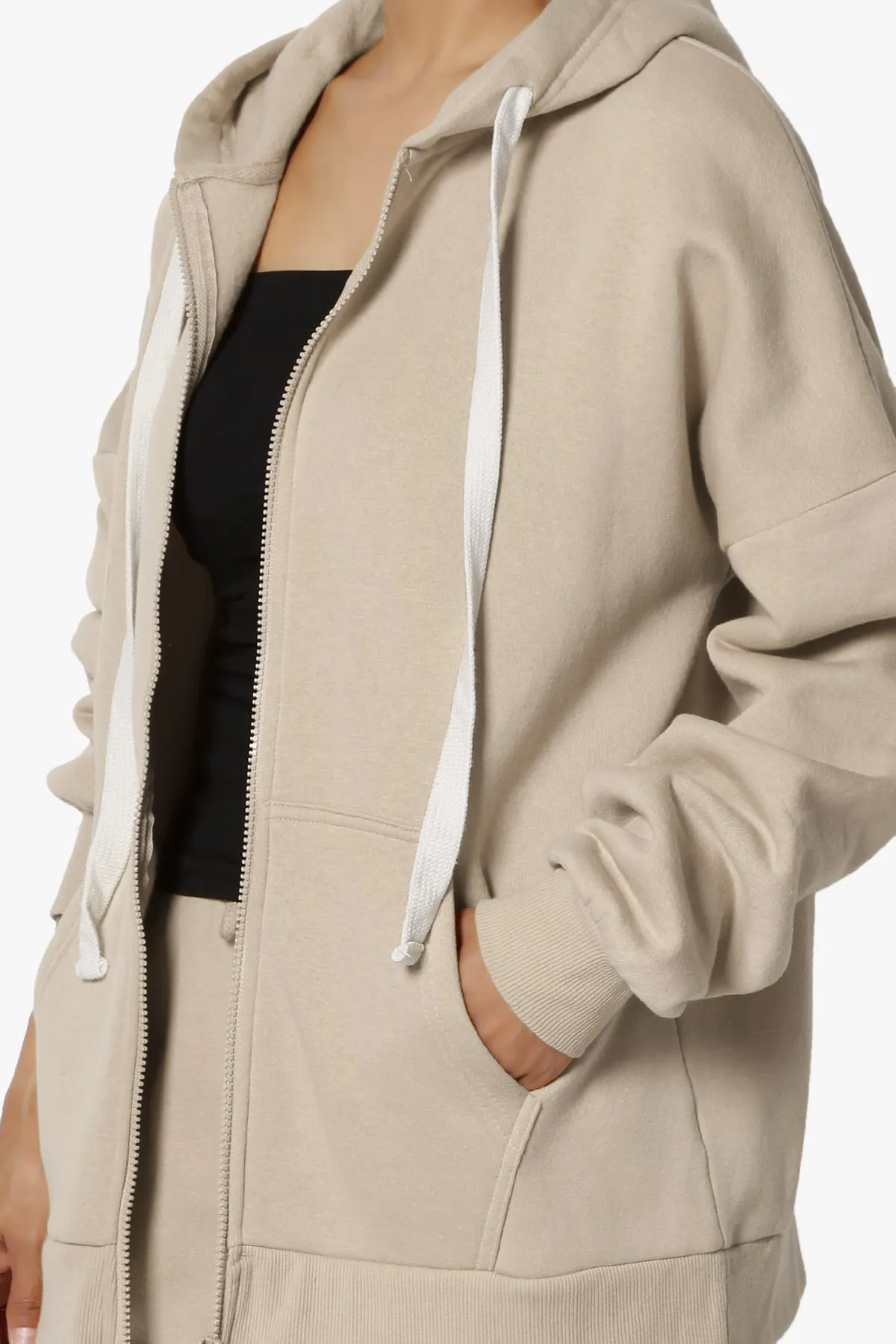 Accie Fleece Zip Hooded Jacket
