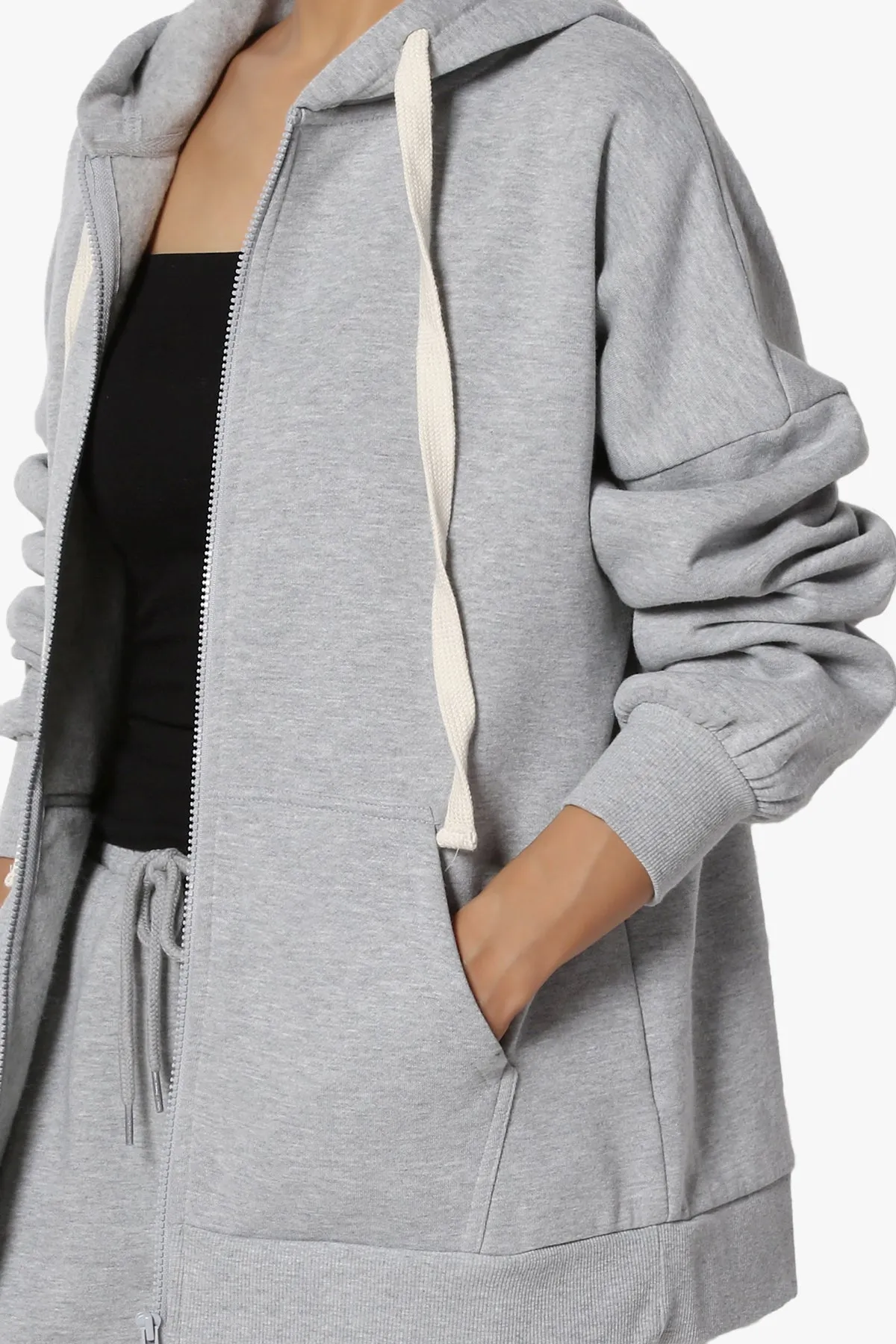 Accie Fleece Zip Hooded Jacket