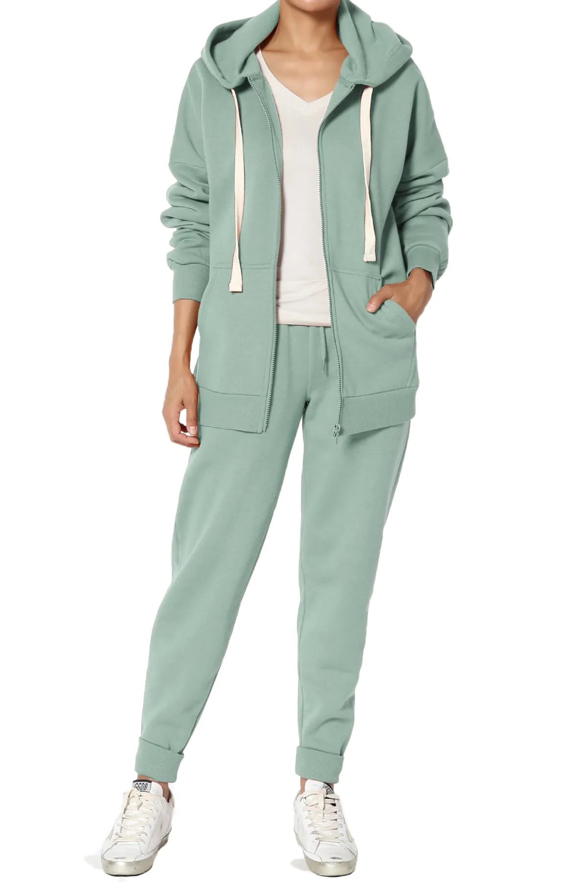 Accie Fleece Zip Hooded Jacket