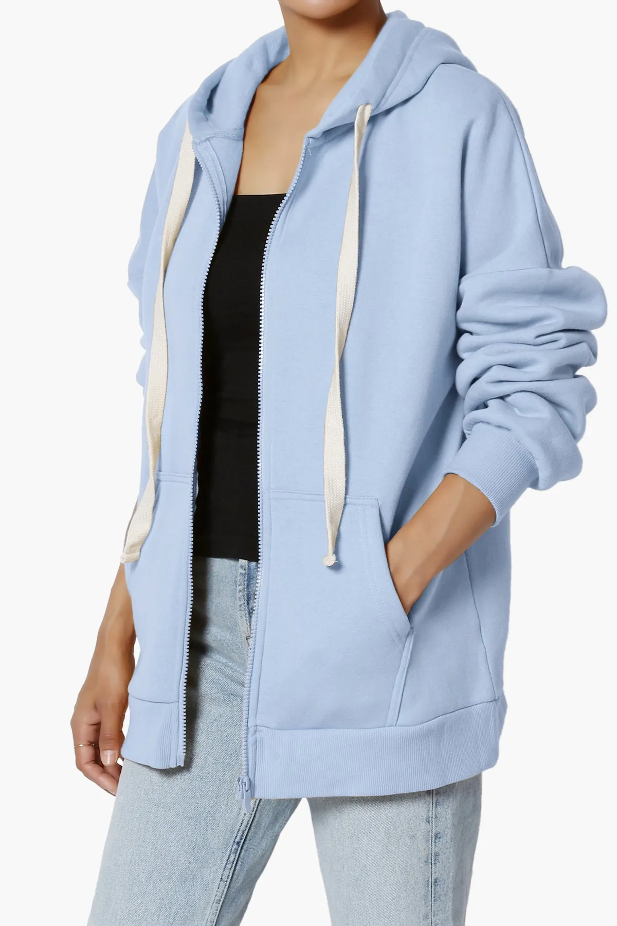 Accie Fleece Zip Hooded Jacket