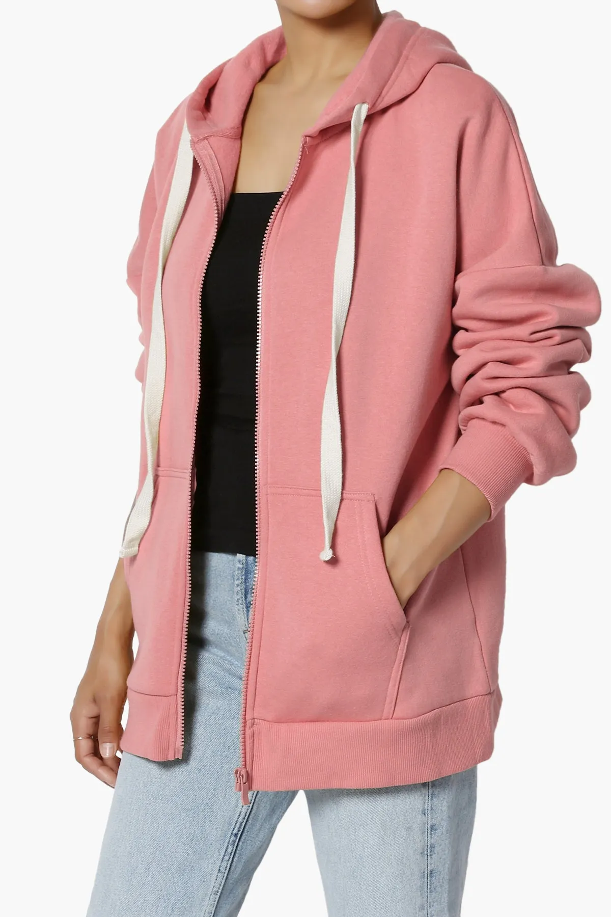 Accie Fleece Zip Hooded Jacket