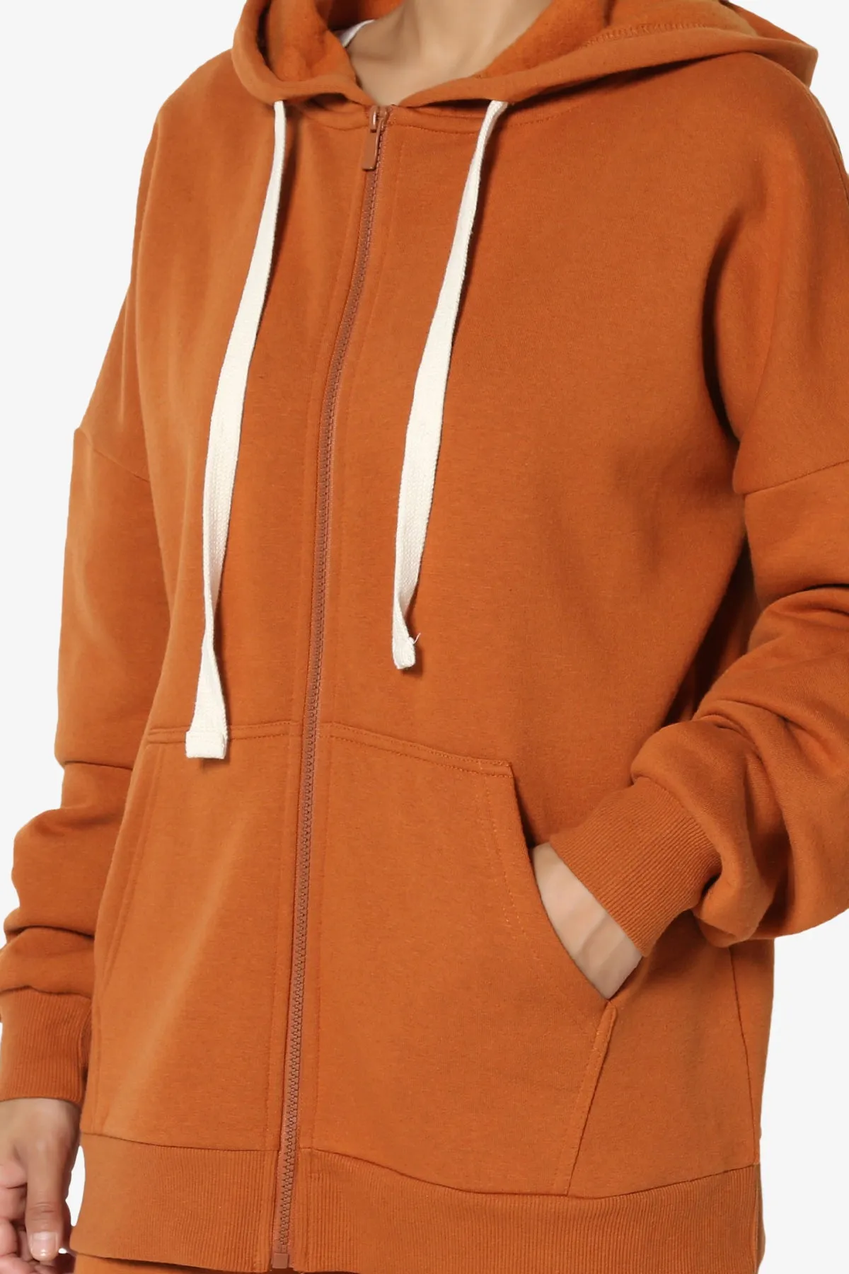 Accie Fleece Zip Hooded Jacket