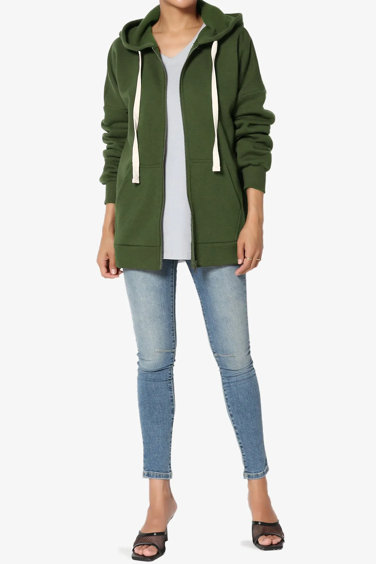 Accie Fleece Zip Hooded Jacket