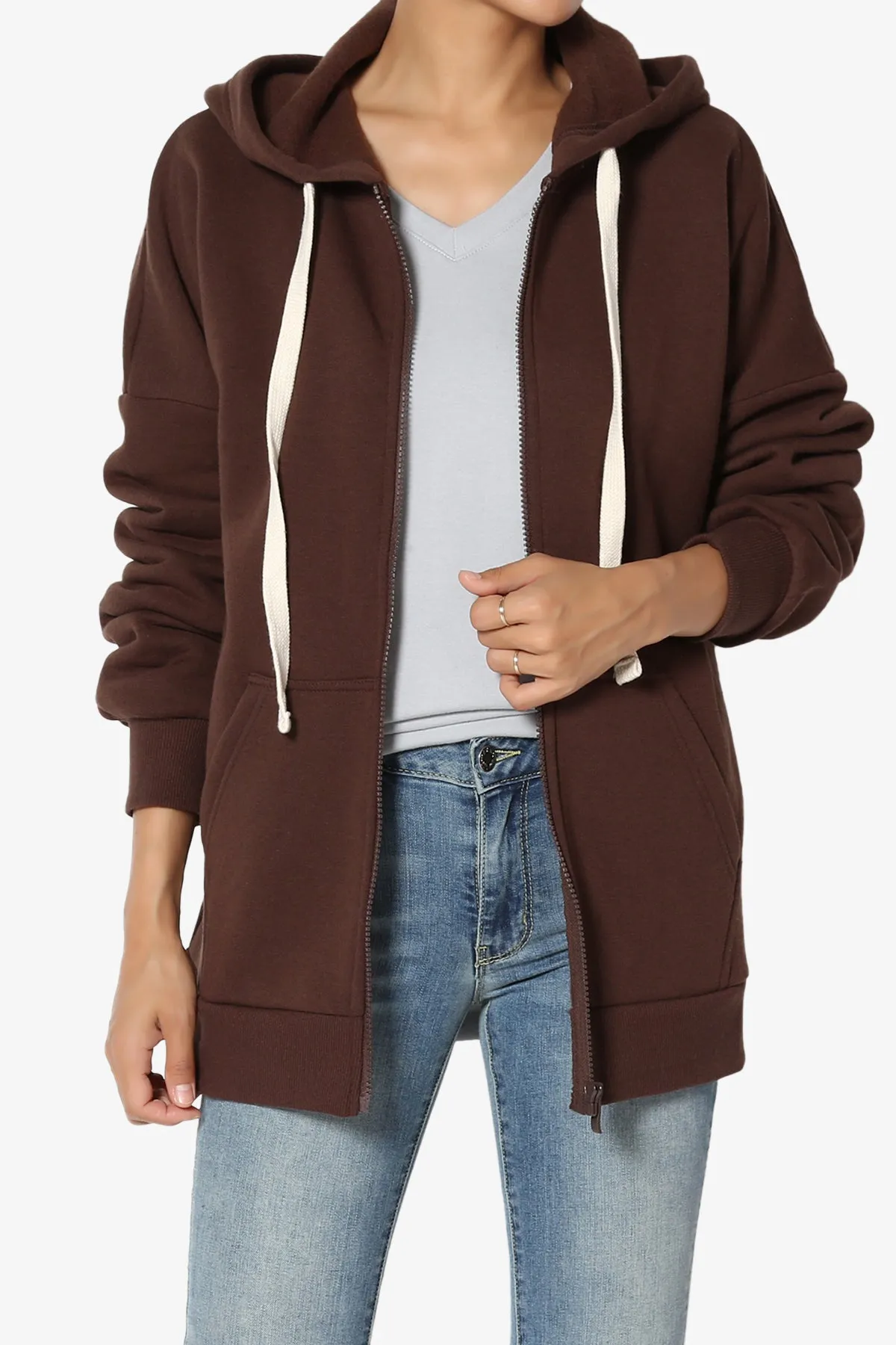 Accie Fleece Zip Hooded Jacket