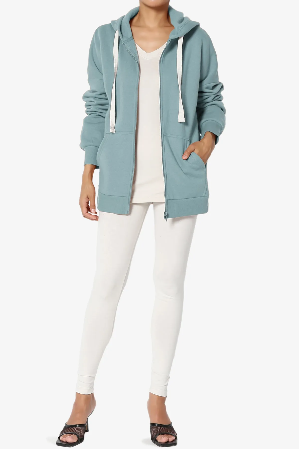 Accie Fleece Zip Hooded Jacket
