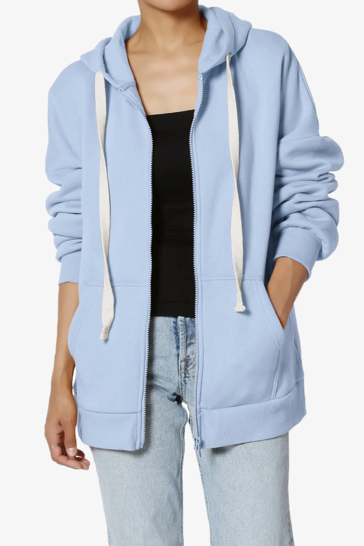 Accie Fleece Zip Hooded Jacket