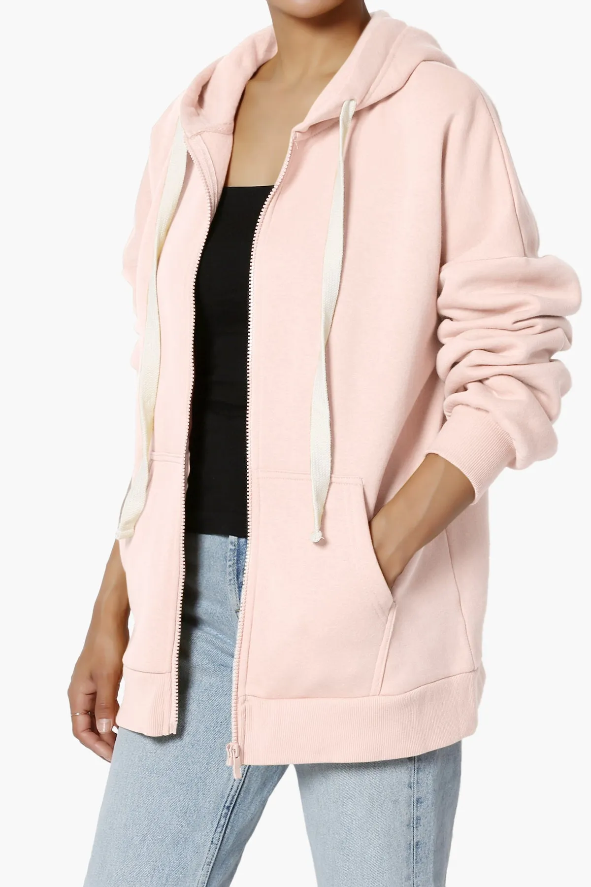 Accie Fleece Zip Hooded Jacket