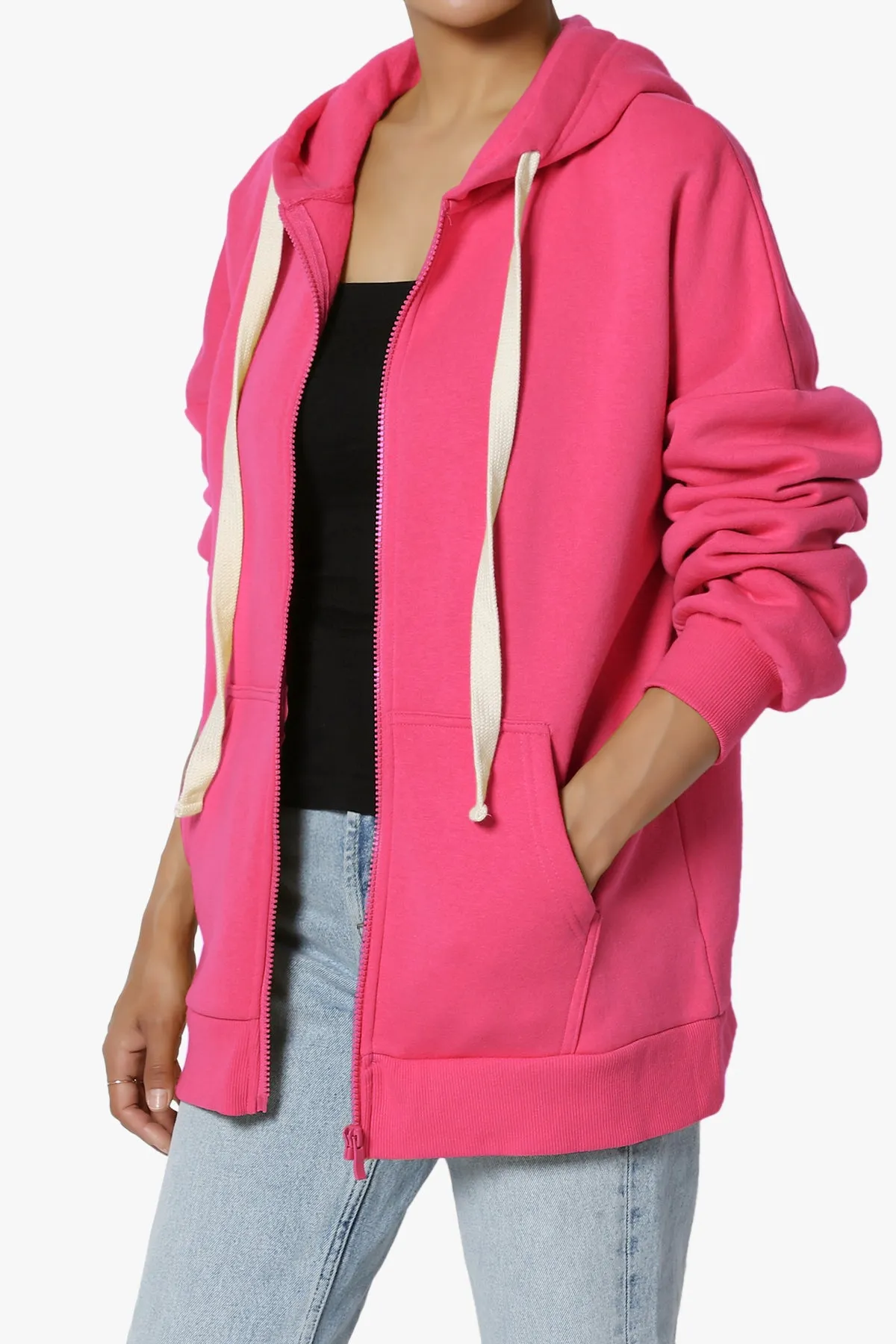 Accie Fleece Zip Hooded Jacket