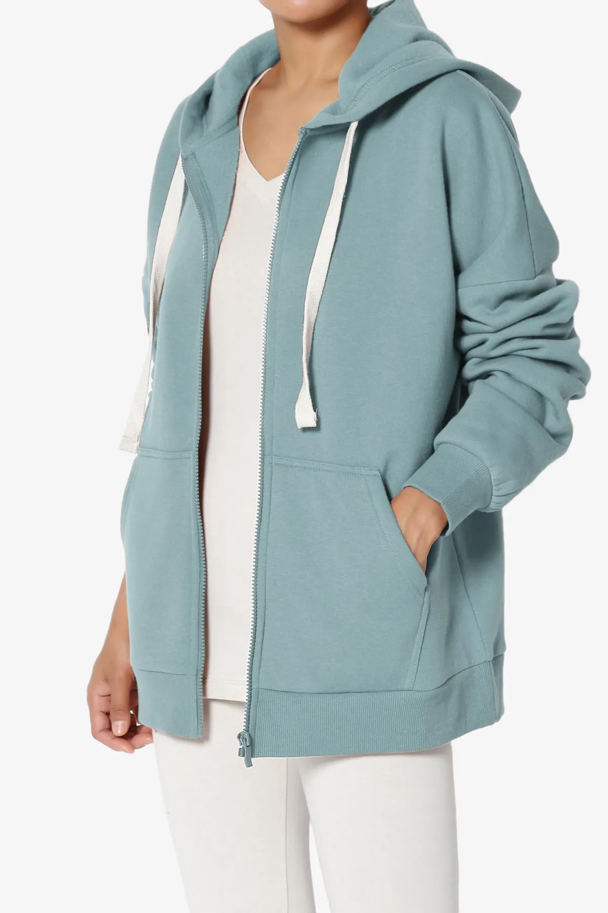 Accie Fleece Zip Hooded Jacket