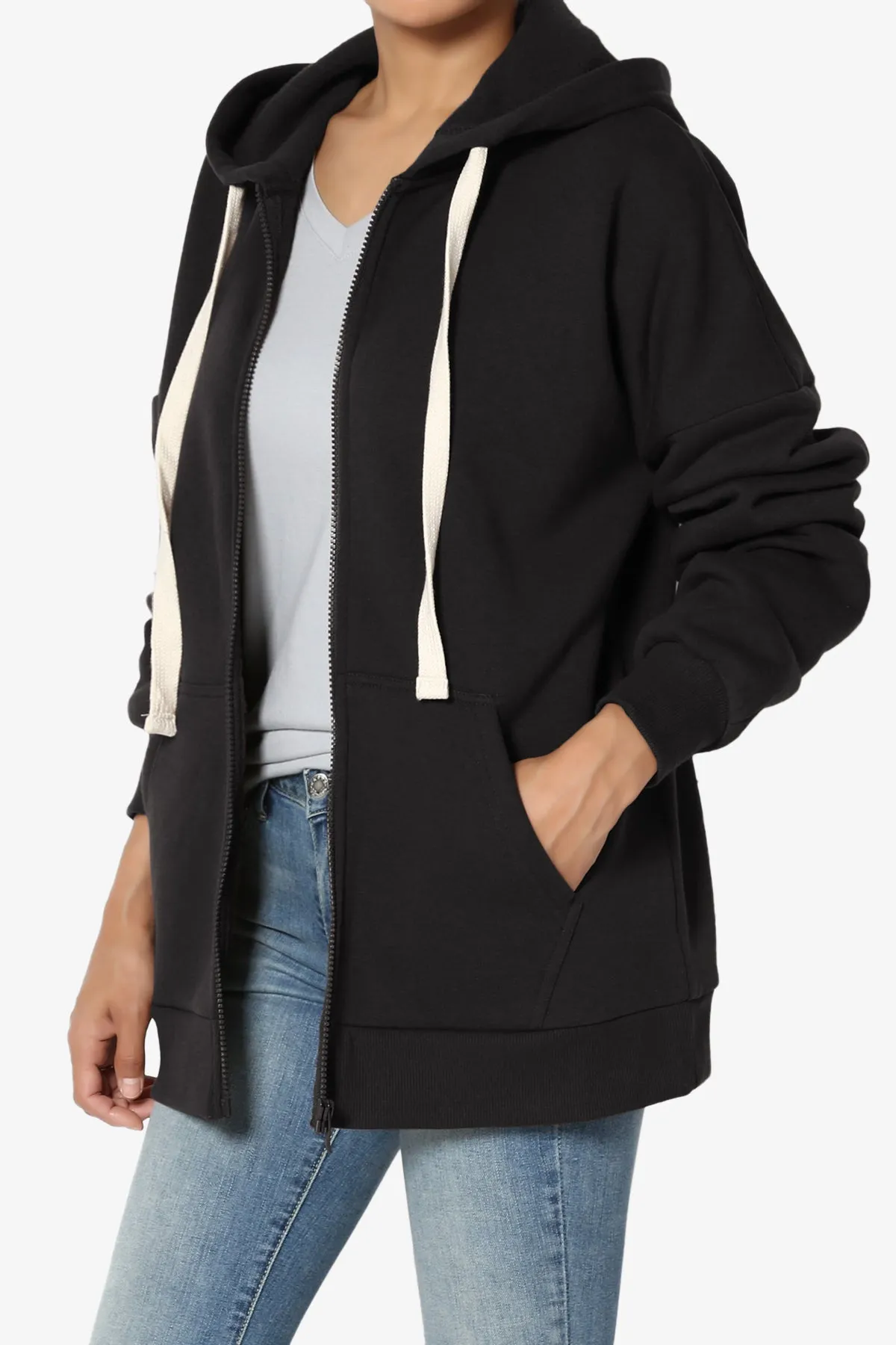 Accie Fleece Zip Hooded Jacket