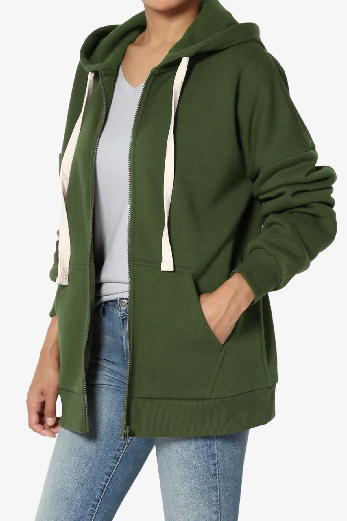 Accie Fleece Zip Hooded Jacket