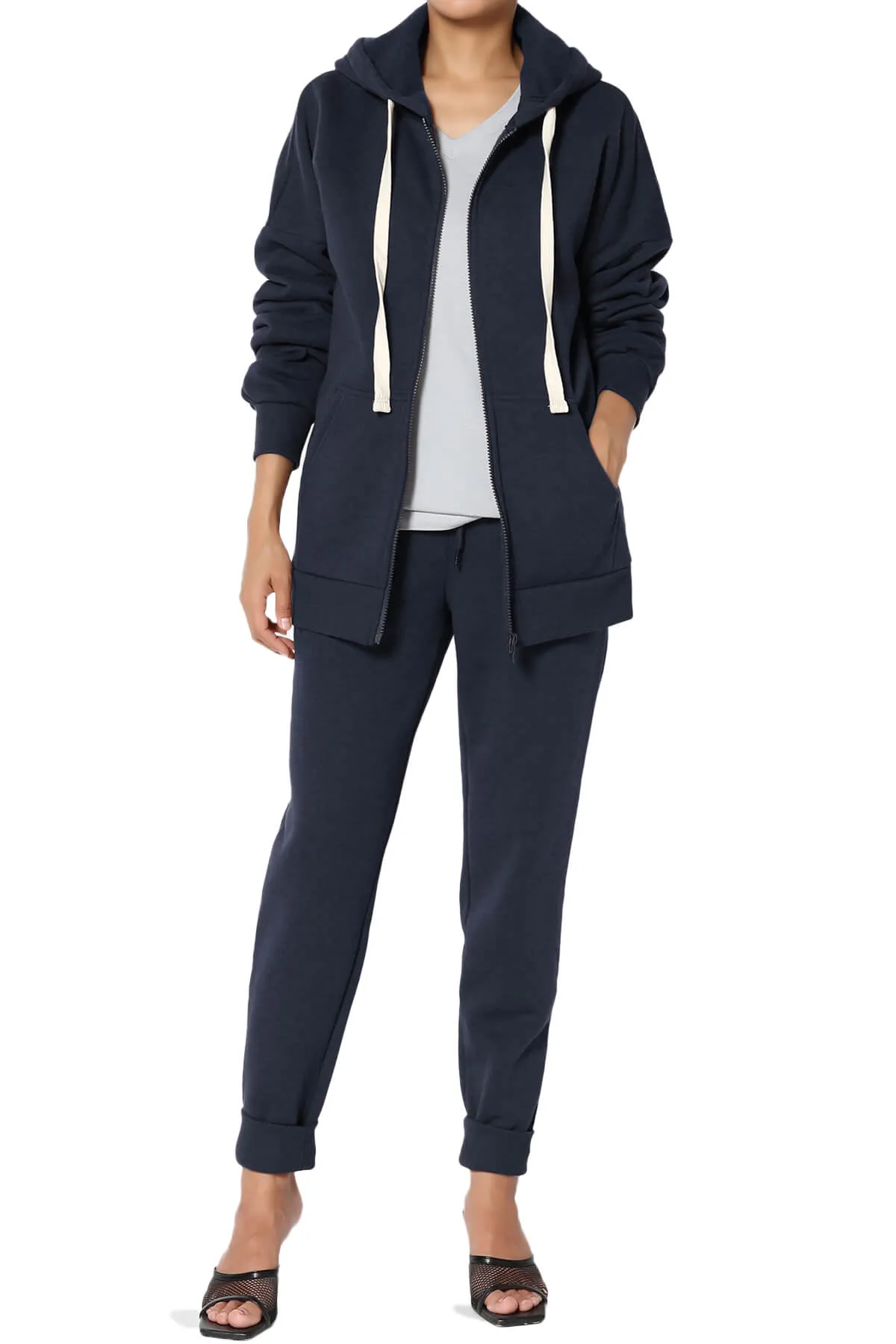 Accie Fleece Zip Hooded Jacket