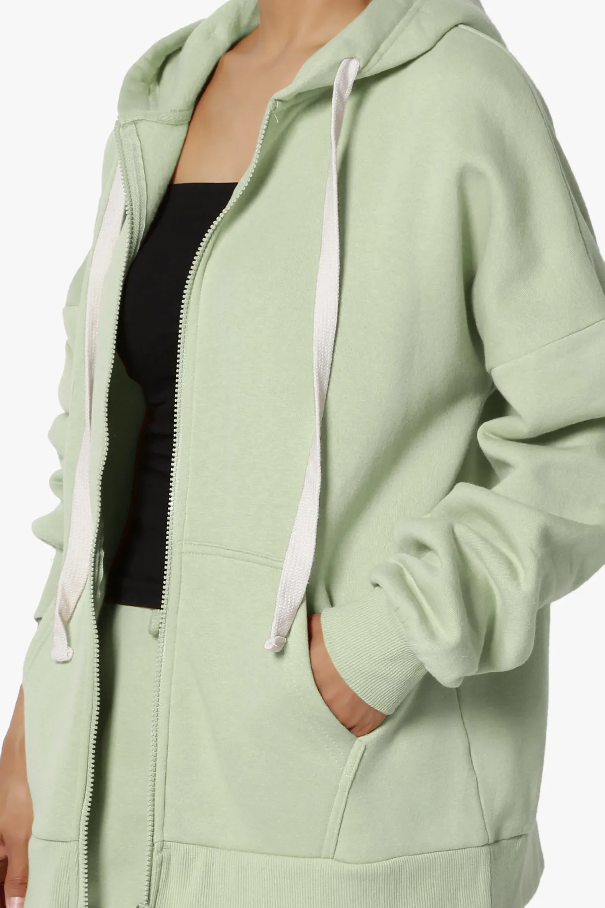 Accie Fleece Zip Hooded Jacket