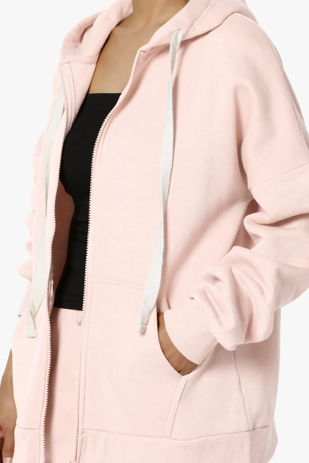 Accie Fleece Zip Hooded Jacket