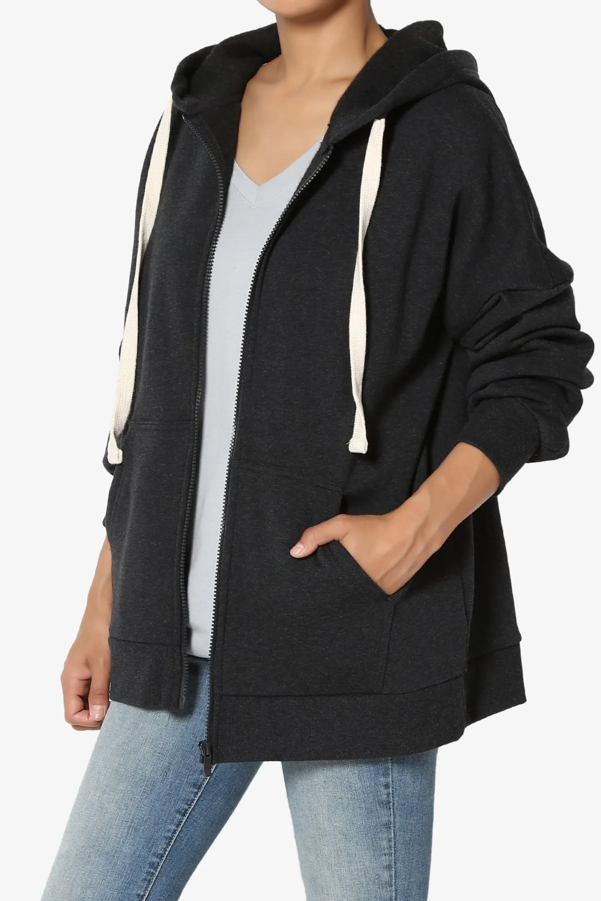 Accie Fleece Zip Hooded Jacket