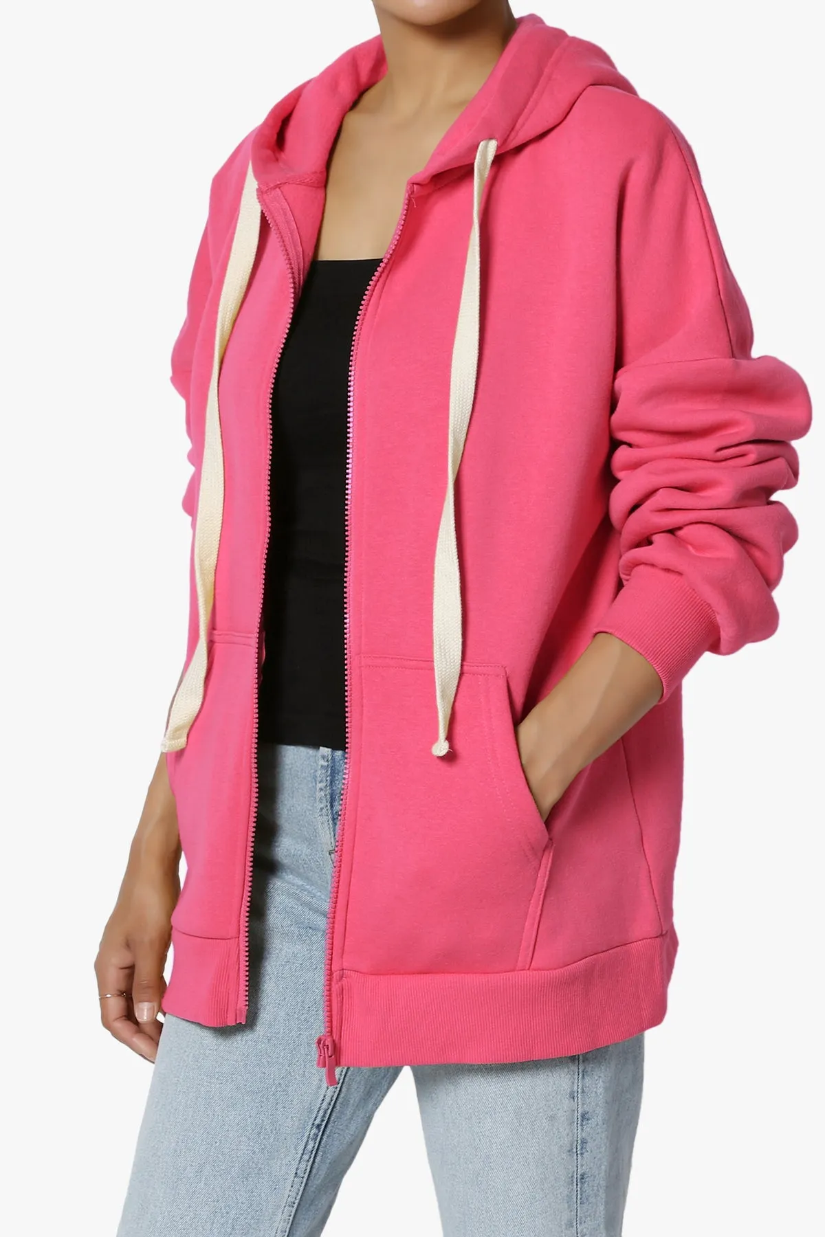 Accie Fleece Zip Hooded Jacket