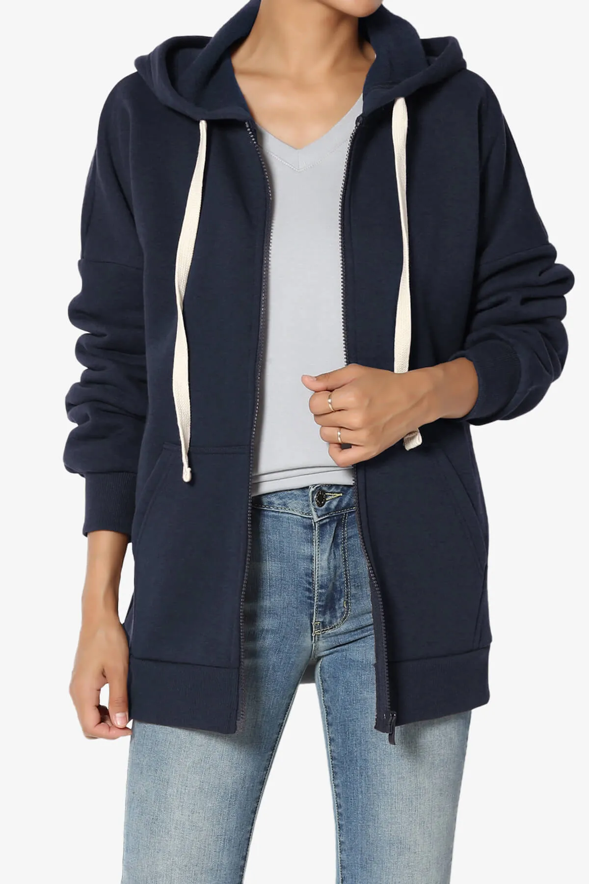 Accie Fleece Zip Hooded Jacket
