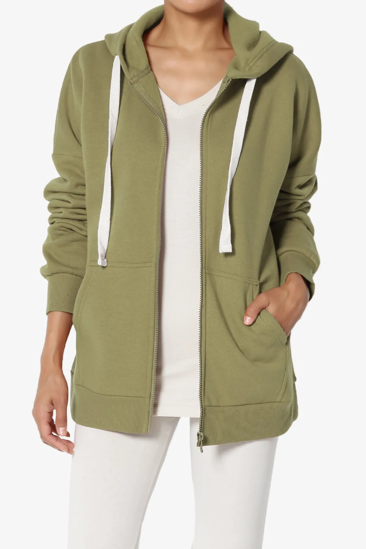 Accie Fleece Zip Hooded Jacket