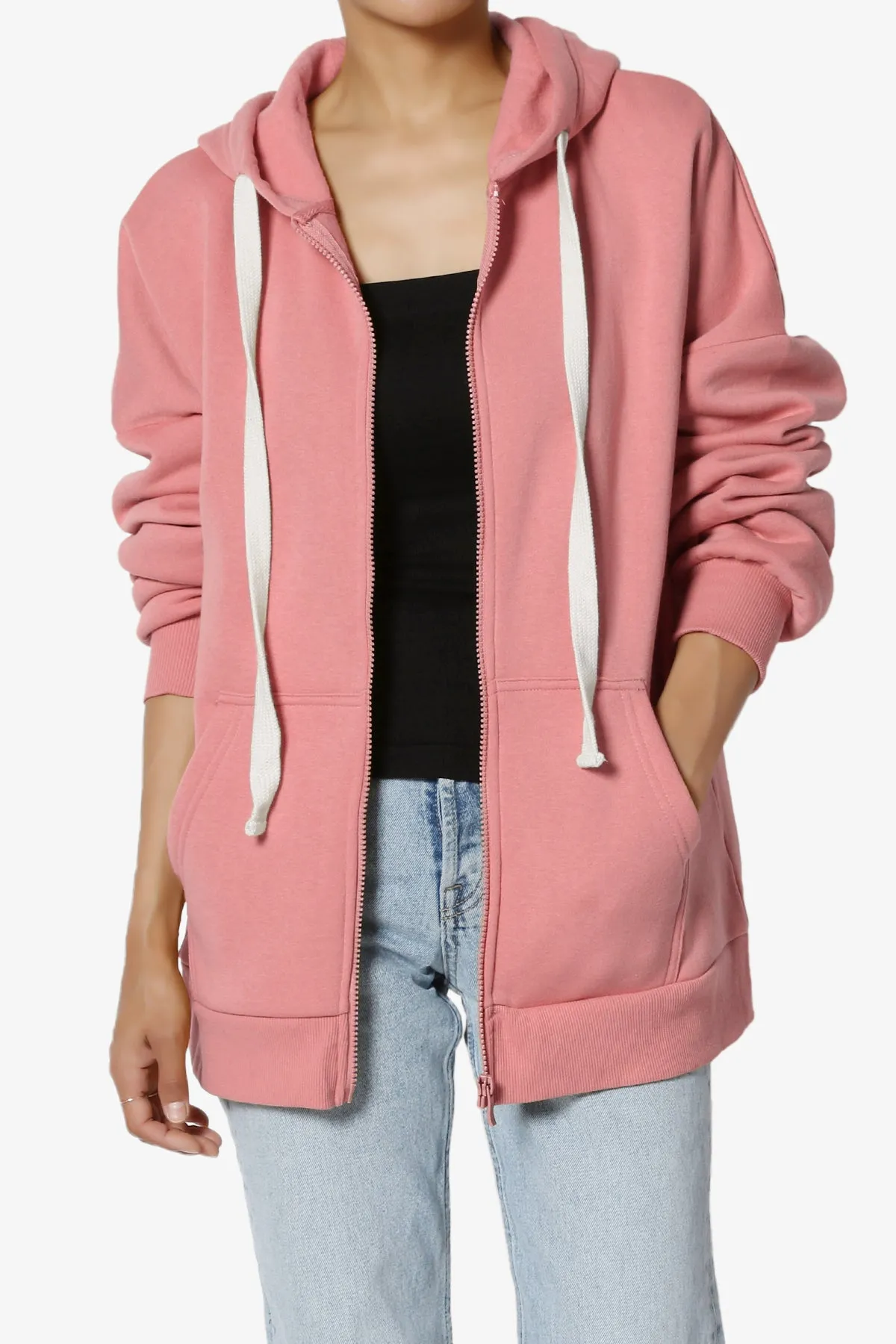 Accie Fleece Zip Hooded Jacket