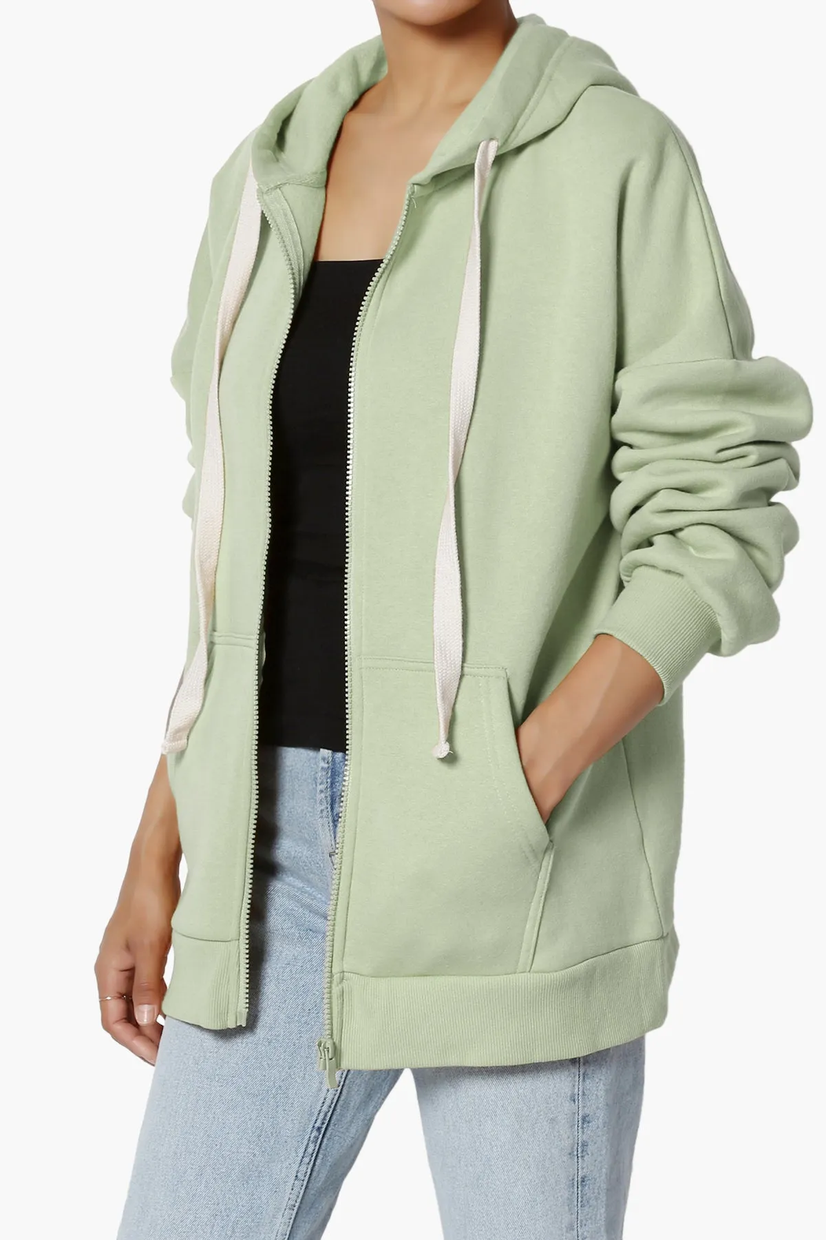 Accie Fleece Zip Hooded Jacket
