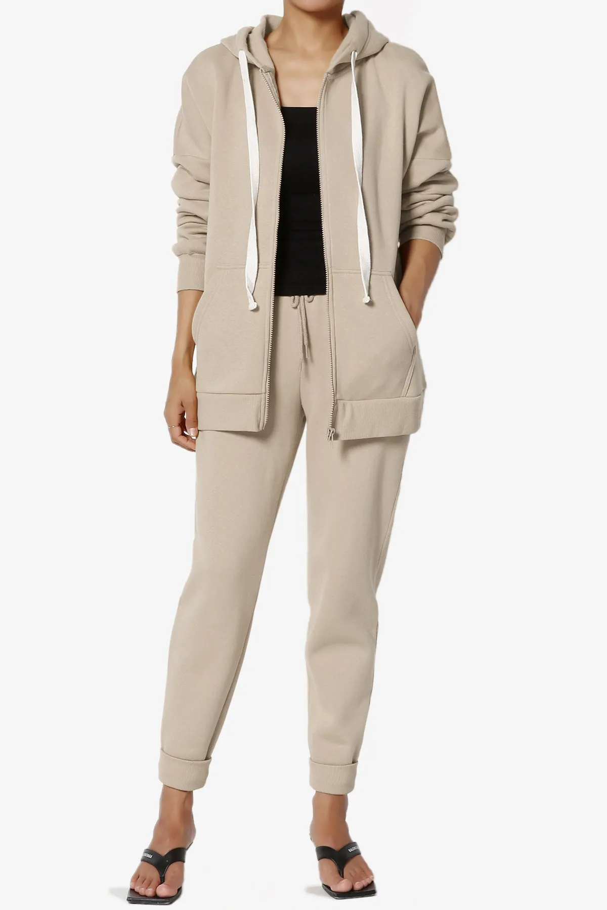 Accie Fleece Zip Hooded Jacket