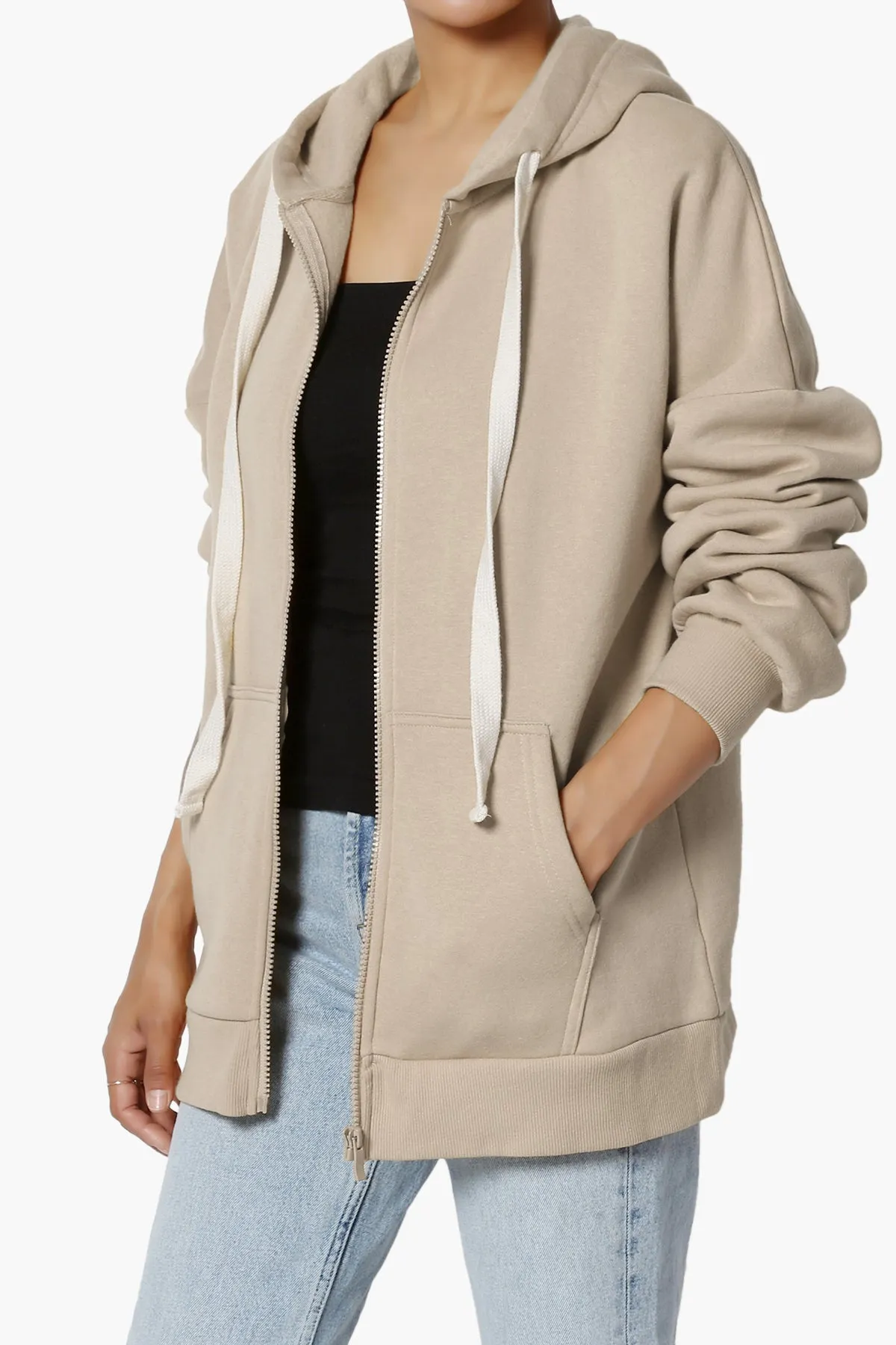 Accie Fleece Zip Hooded Jacket