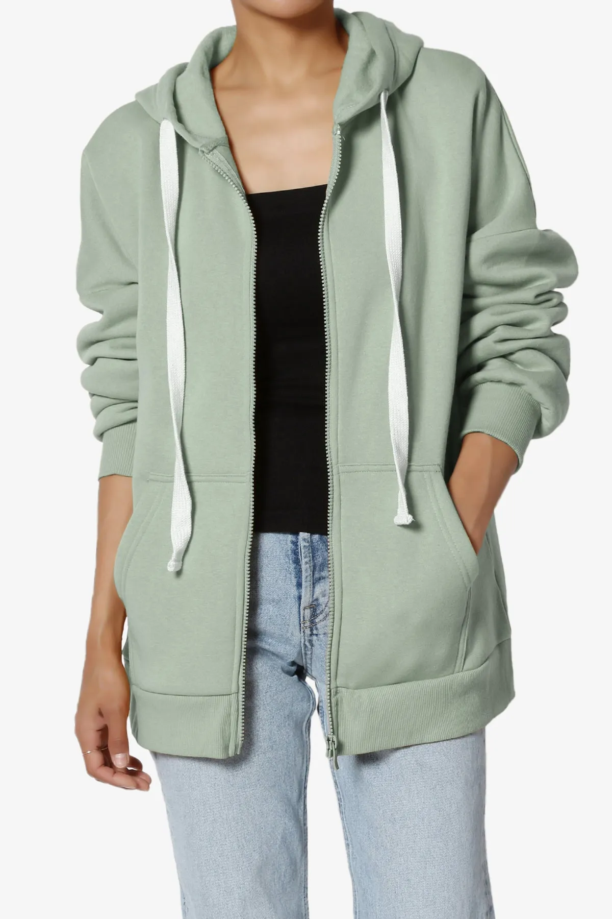 Accie Fleece Zip Hooded Jacket