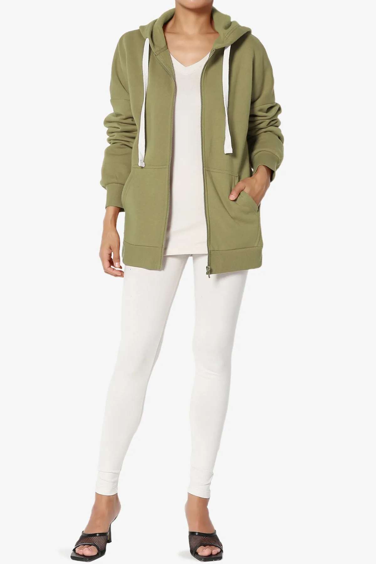 Accie Fleece Zip Hooded Jacket