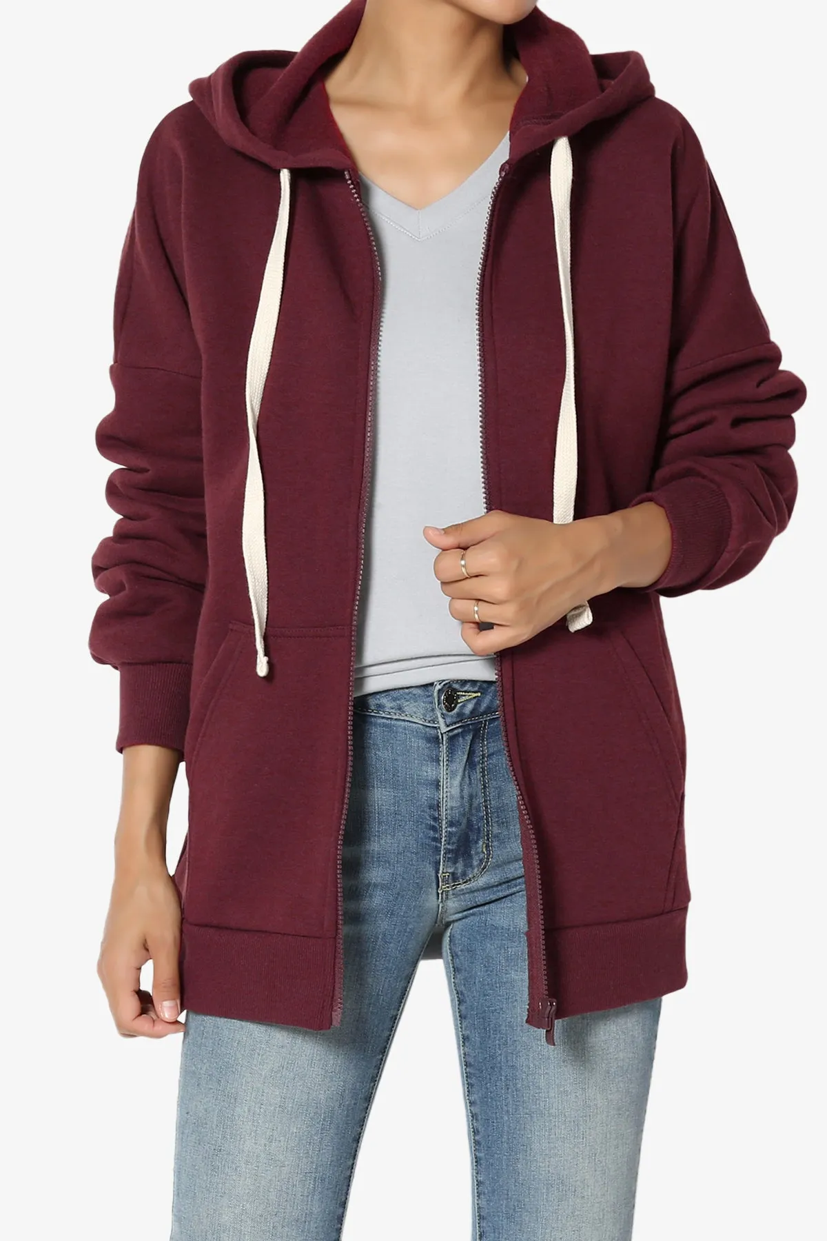 Accie Fleece Zip Hooded Jacket