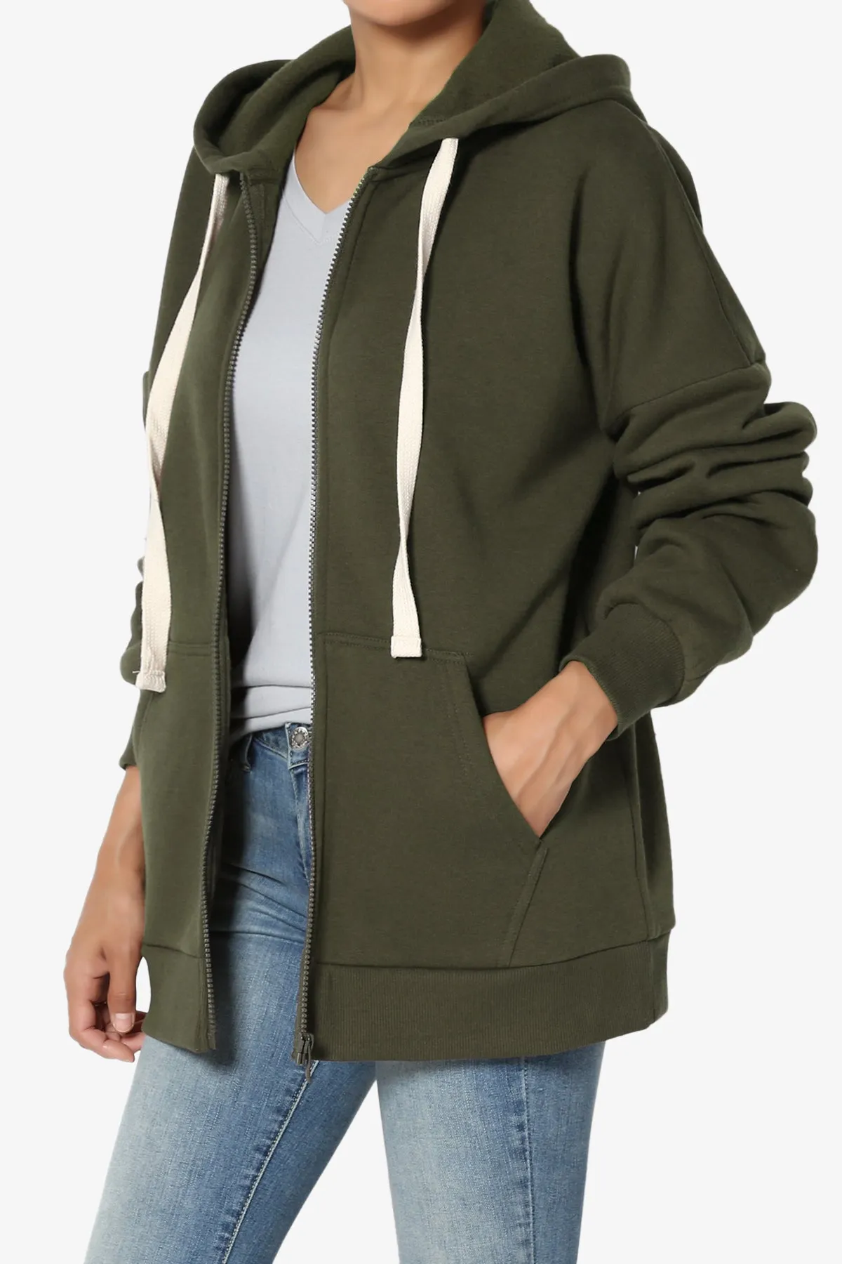 Accie Fleece Zip Hooded Jacket