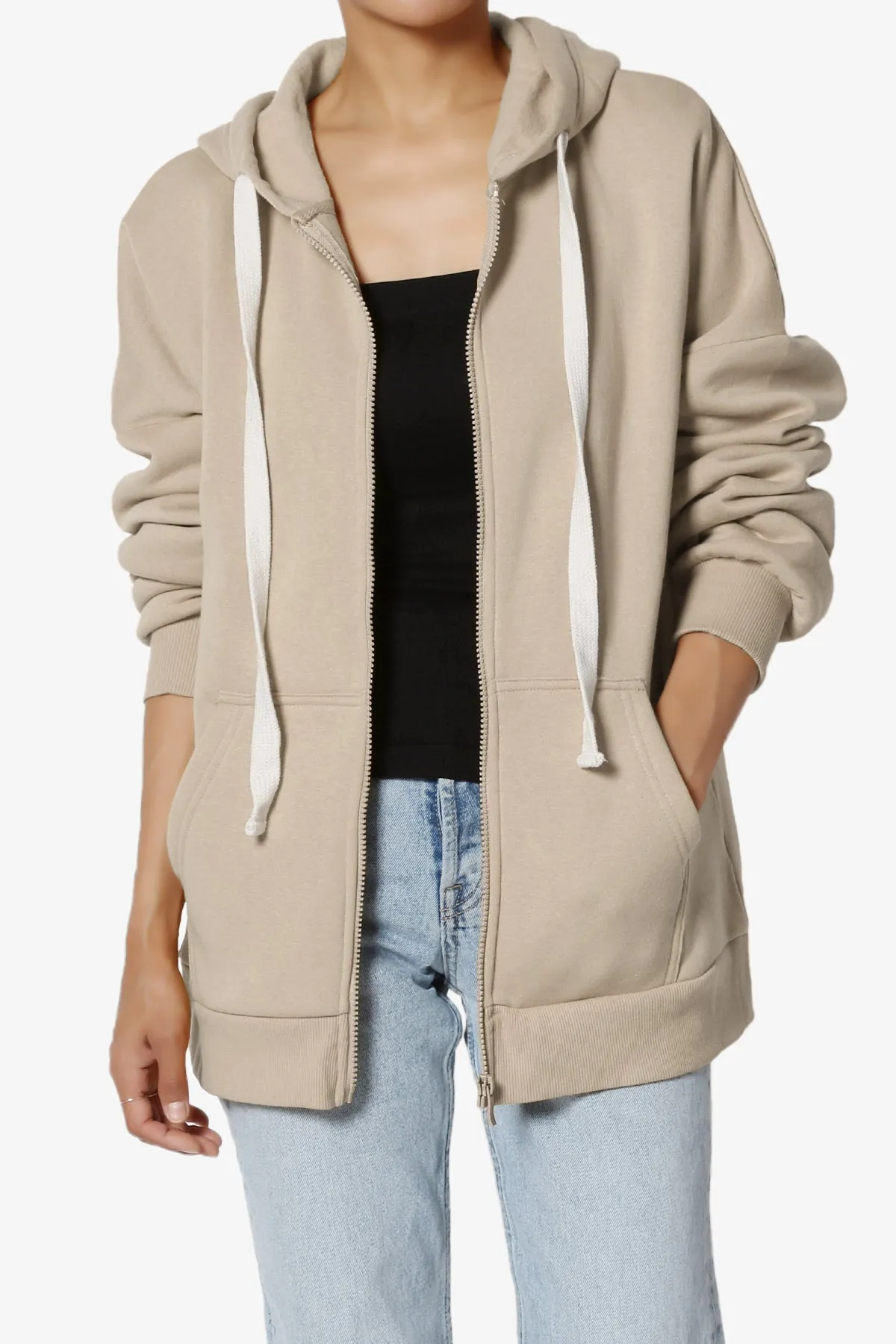 Accie Fleece Zip Hooded Jacket