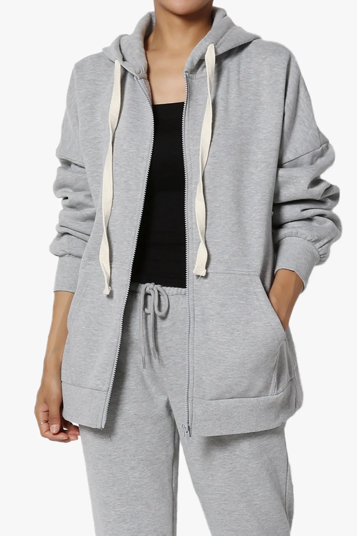 Accie Fleece Zip Hooded Jacket