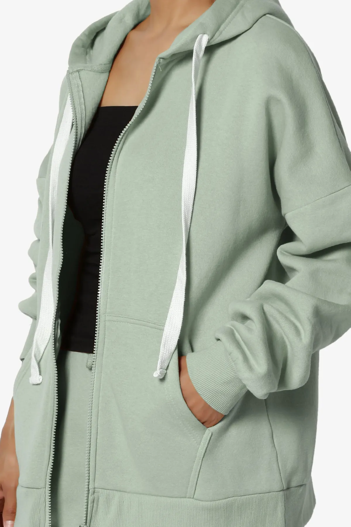 Accie Fleece Zip Hooded Jacket