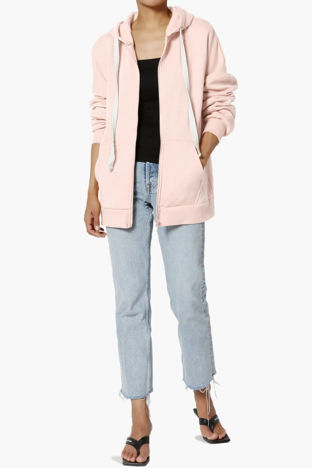 Accie Fleece Zip Hooded Jacket