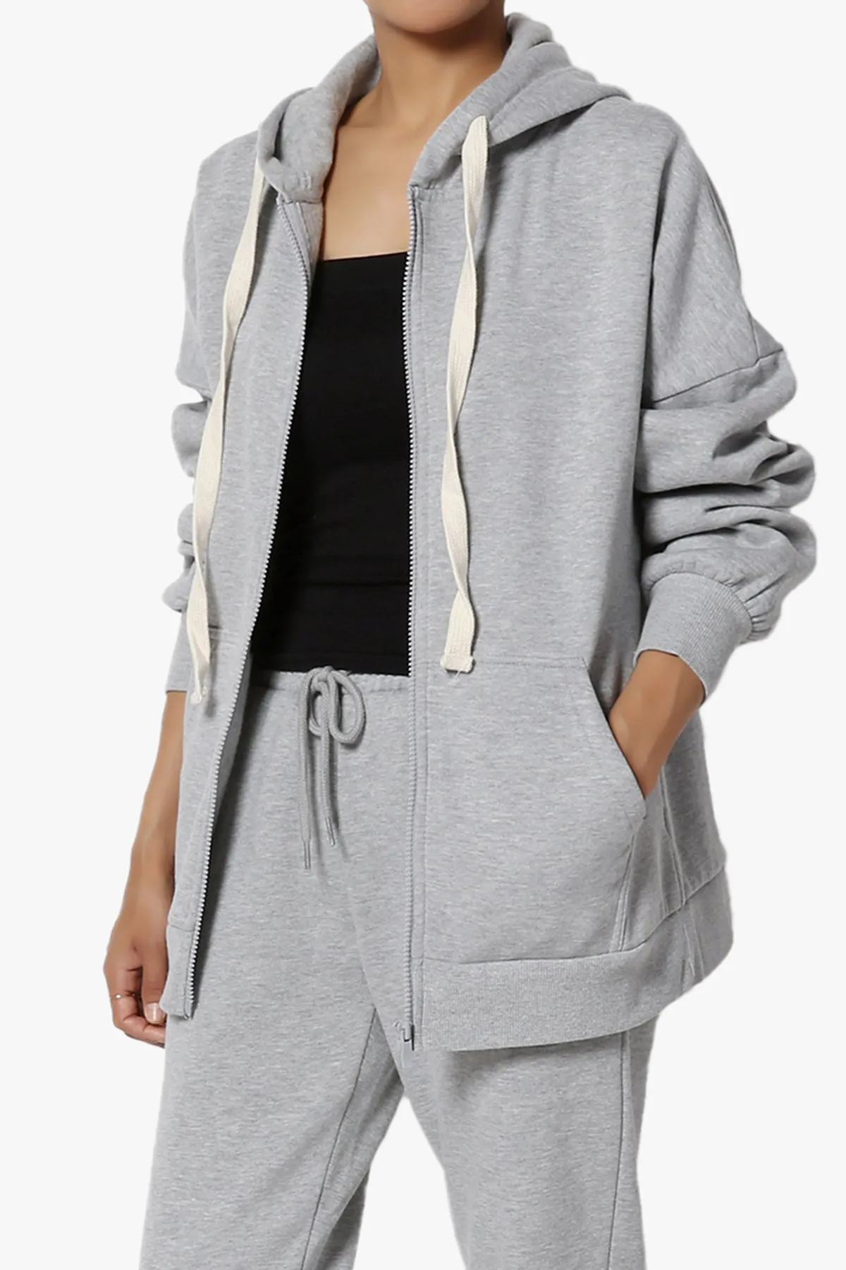 Accie Fleece Zip Hooded Jacket