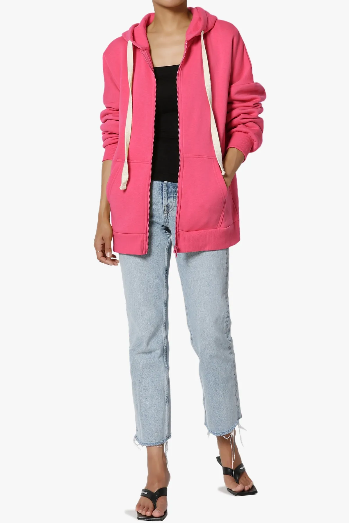 Accie Fleece Zip Hooded Jacket
