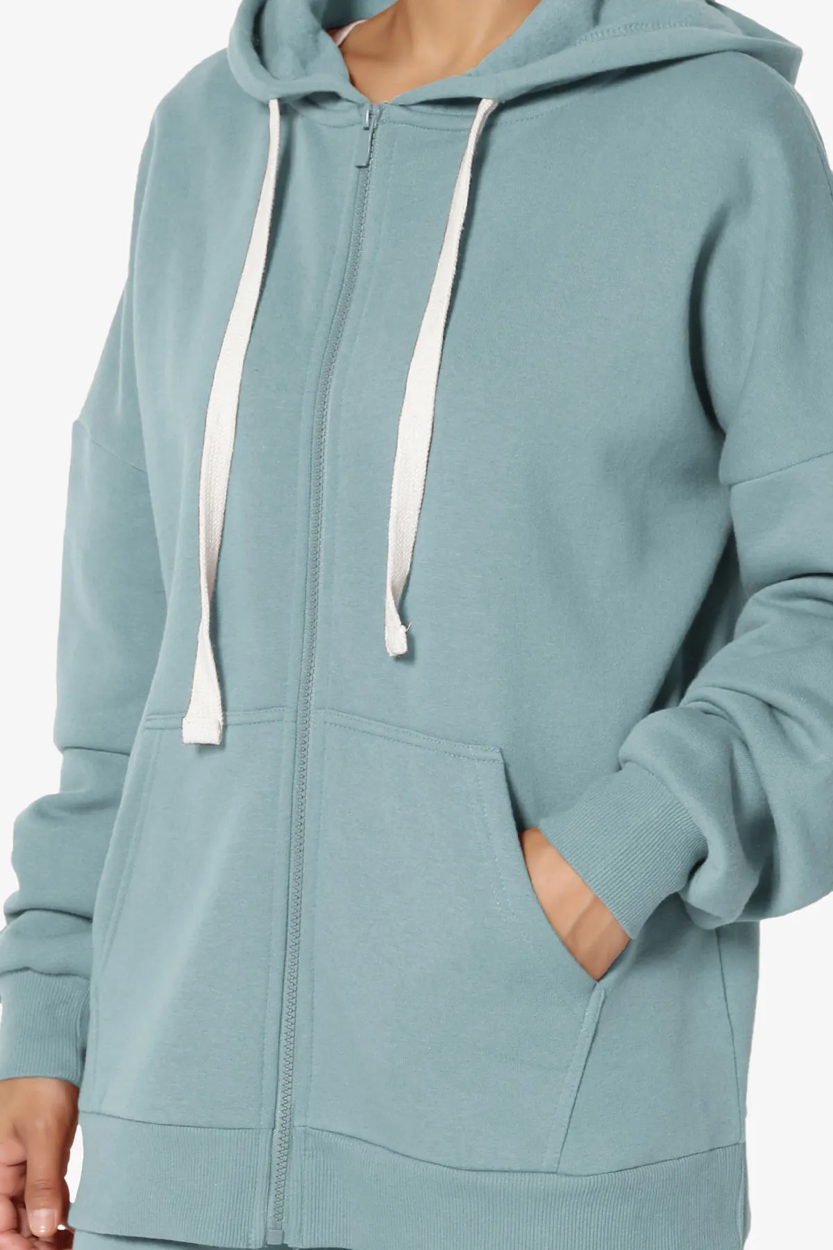 Accie Fleece Zip Hooded Jacket